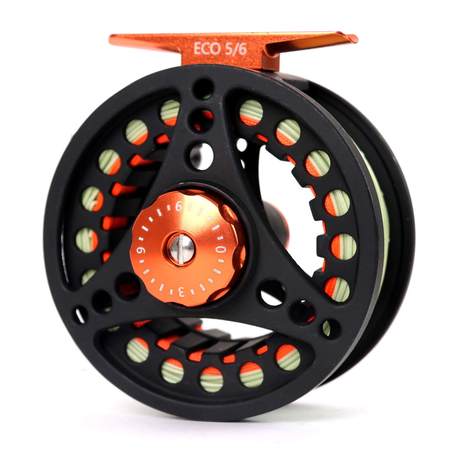 M MAXIMUMCATCH Maxcatch ECO Large Arbor Fly Fishing Reel (3/4wt 5/6wt 7/8wt) and Pre-Loaded Fly Reel with Line Combo