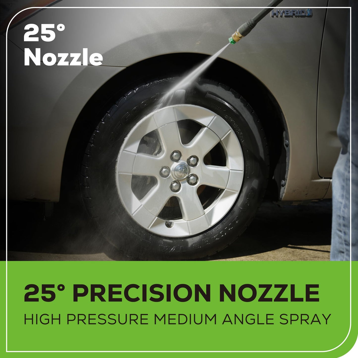 Greenworks Compact Electric Pressure Washer, 1.2 GPM (CSA Certified, Lightweight, 20 FT Tangle-Free Hose, 35 FT Power Cord) Great For Cars, Fences, Patios, Driveways, Decks and Patios