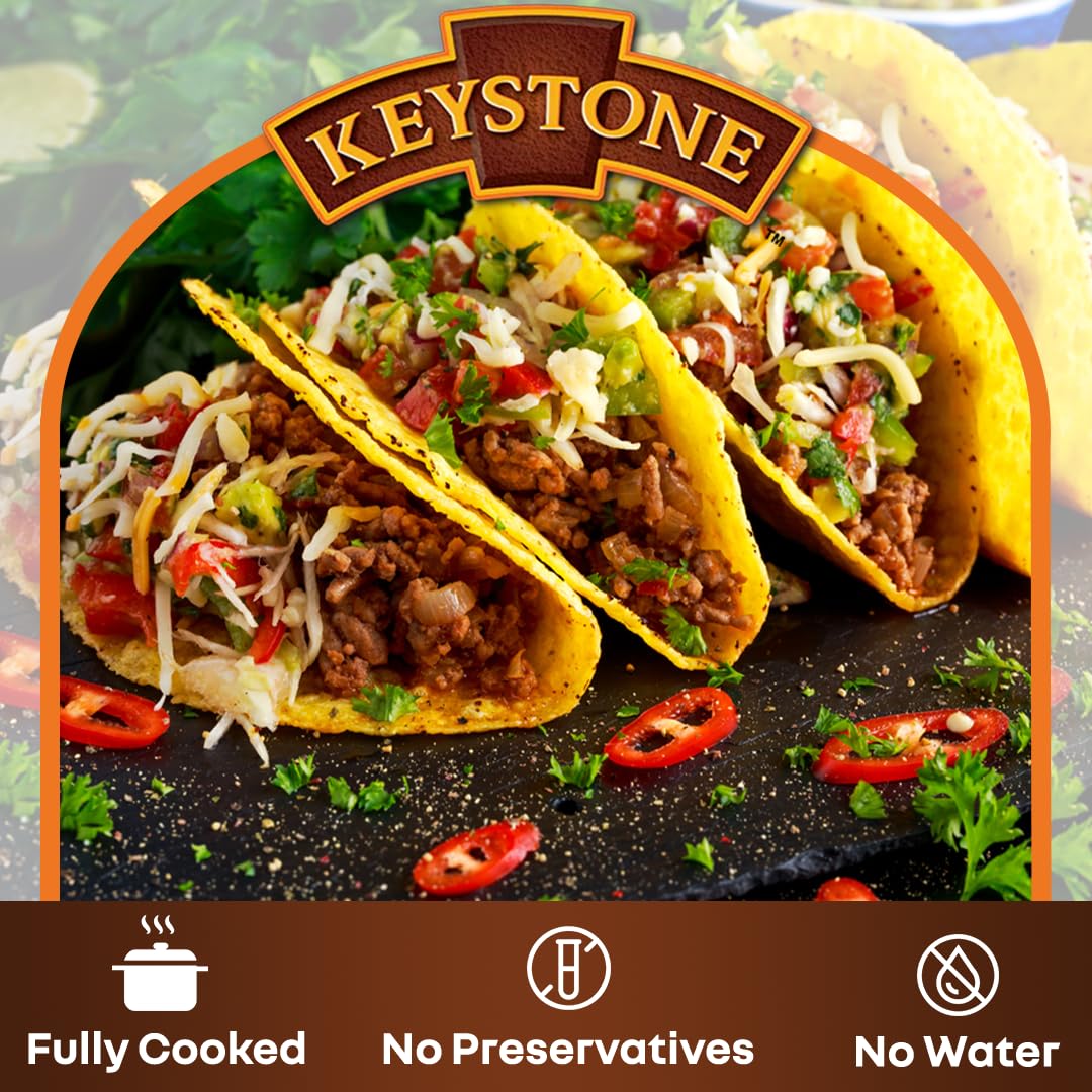 Keystone Meats All Natural Canned Turkey 14.5 Ounce Long Term Shelf Life Emergency Survival Food Canned Meat | Fully Cooked Ready to Eat | All White Meat No Carbs Gluten Free Family Pack of 6