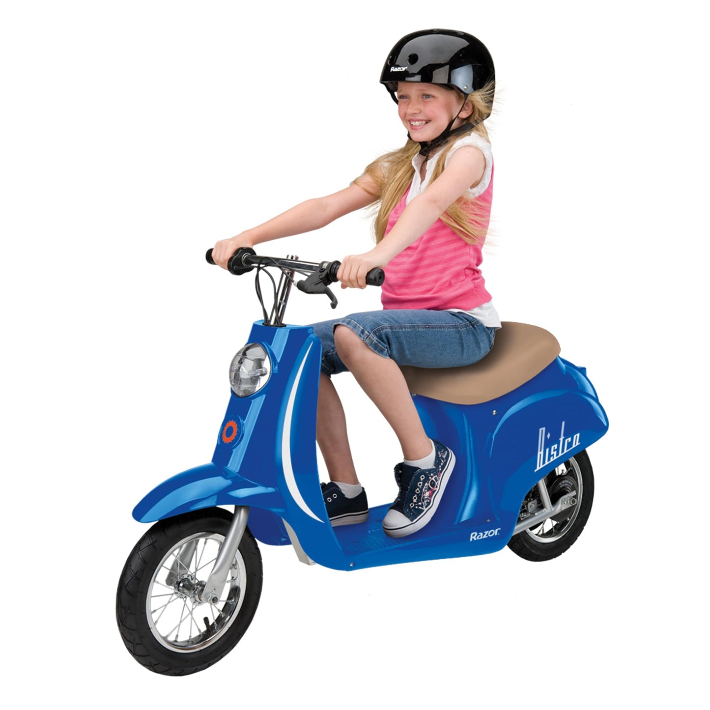 Razor Pocket Mod Miniature Euro 24V Electric Kids Ride On Retro Scooter