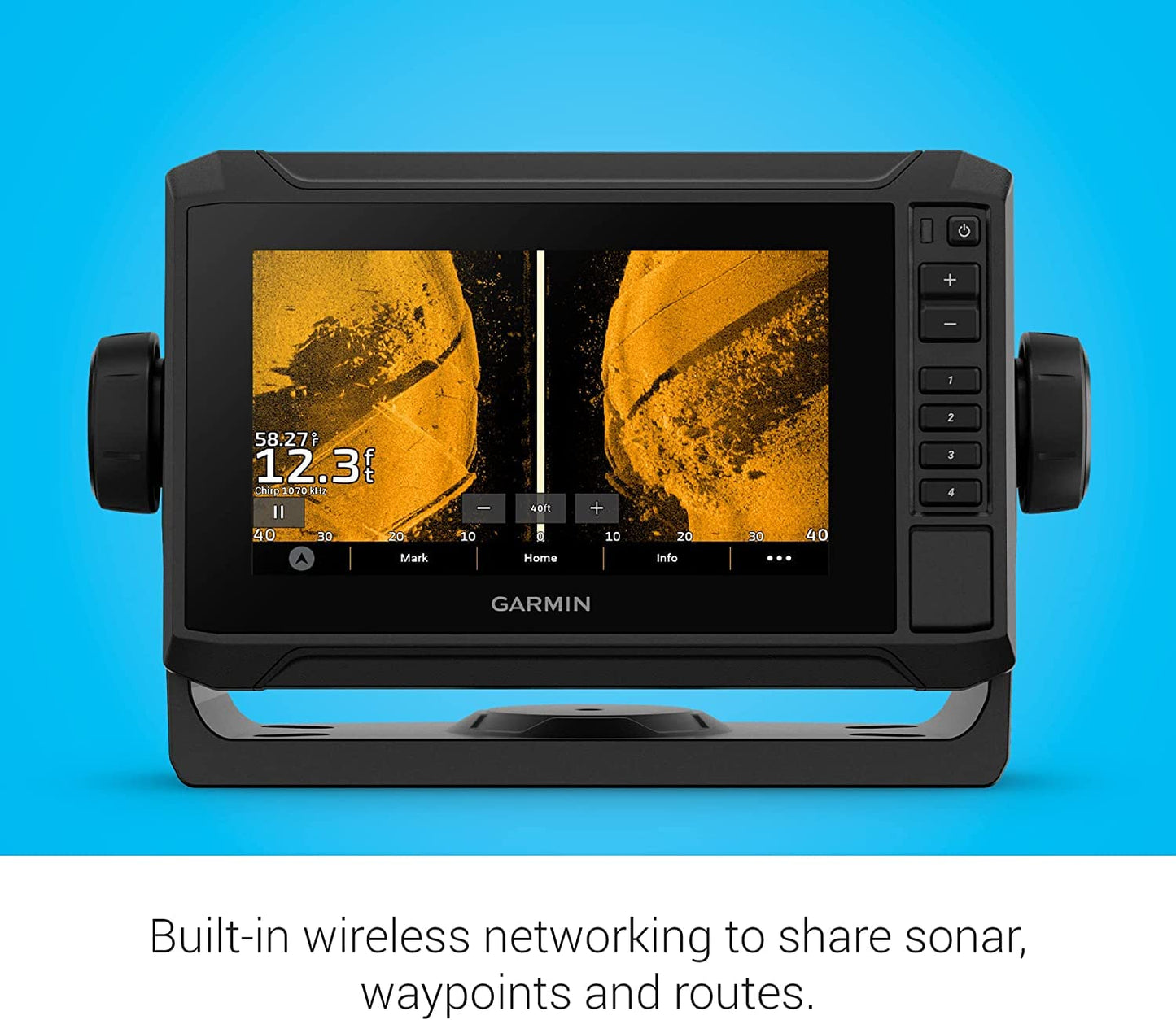 Garmin ECHOMAP UHD2 64sv Chartplotter/Fishfinder Combo with US Coastal Maps w/o Transducer [010-02681-00]