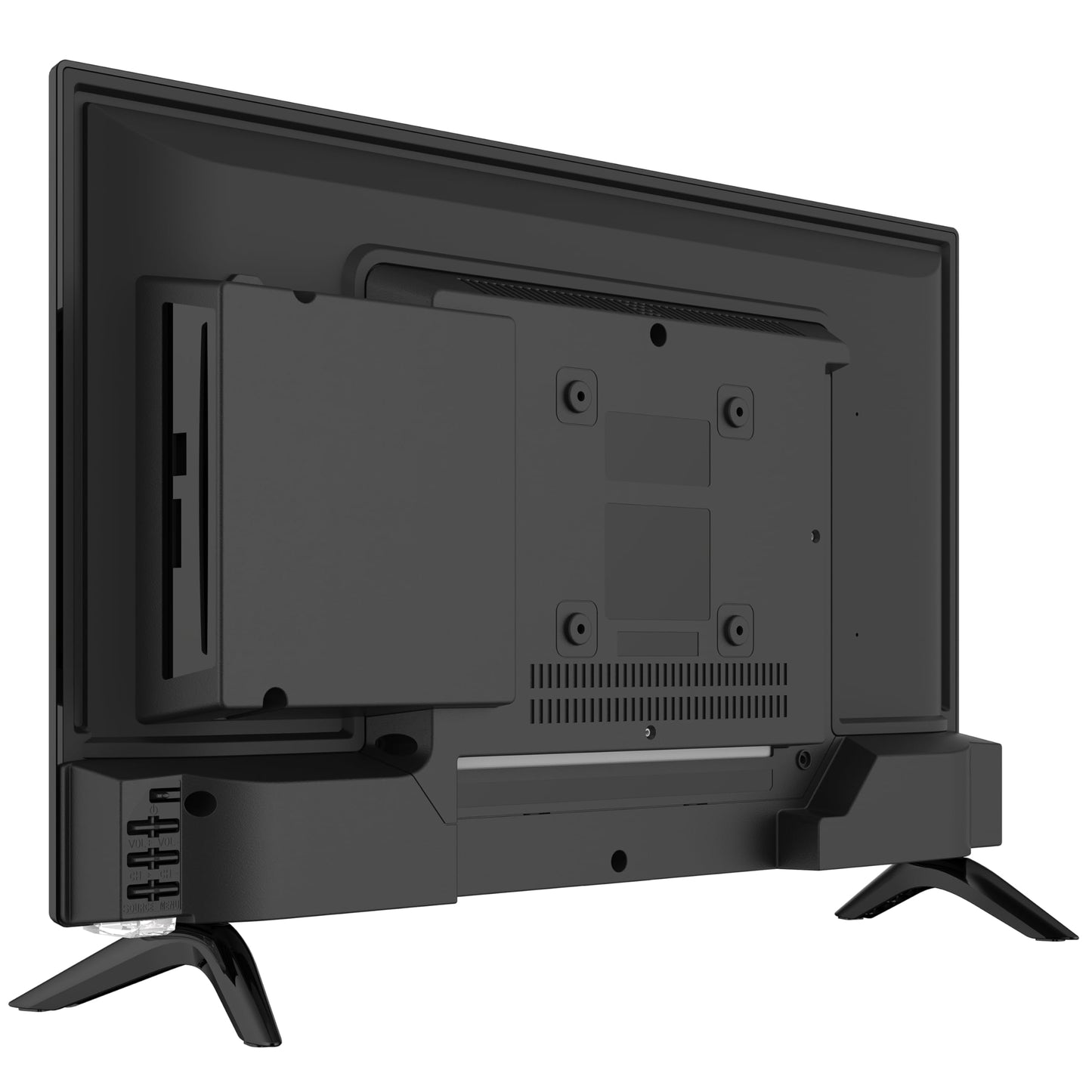 Supersonic SC-2426SDVD 24-inch LED Smart HDTV w/DVD Player, ATSC & NTSC System, 3X HDMI, 1080p, WiFi, USB, Multi Language OSD, AC/DC Compatible for Home, Kitchen, or RV Camper, DC Car Cord Included