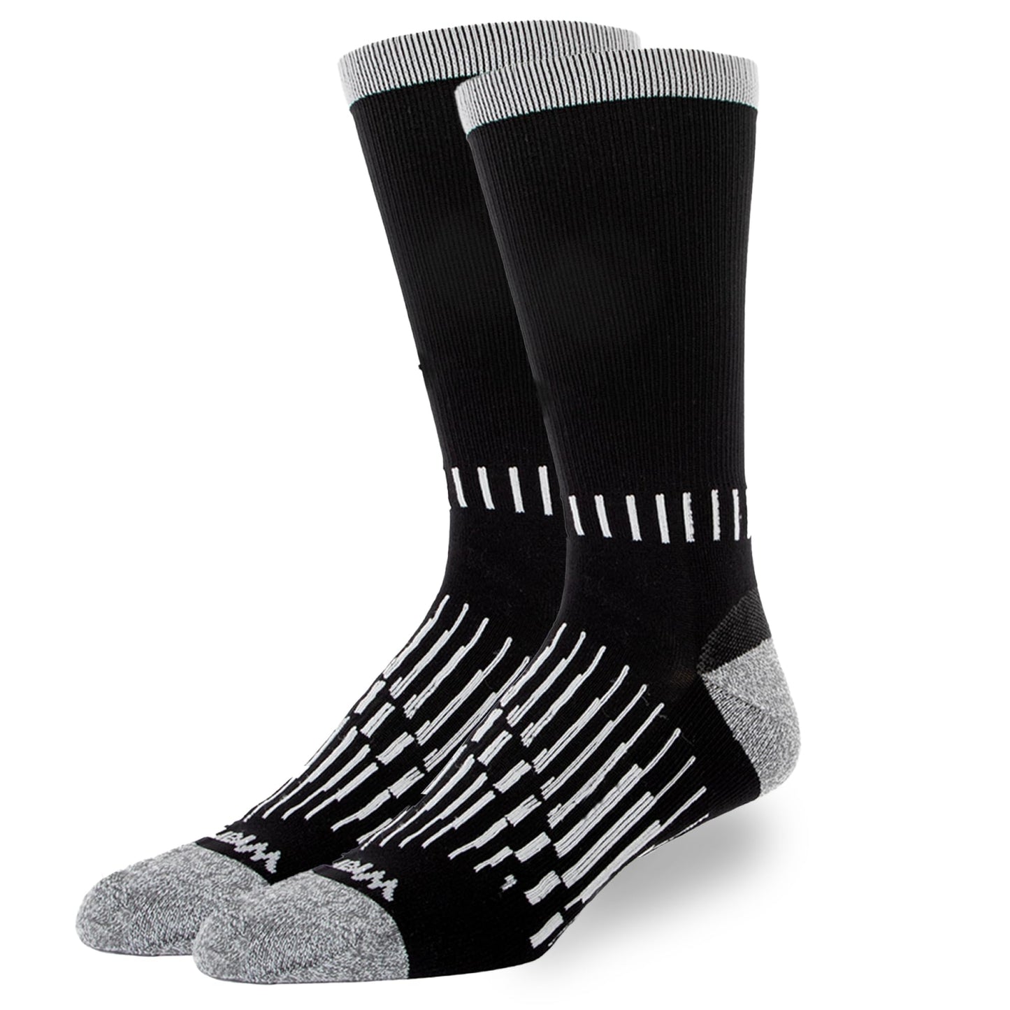 Wrangler - Peak Men's Crew Socks - Durable Half Cushion Socks with Arch Support