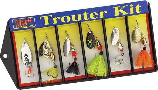 Mepps Dressed Lure Assortment Trouter Kit, Multicolor