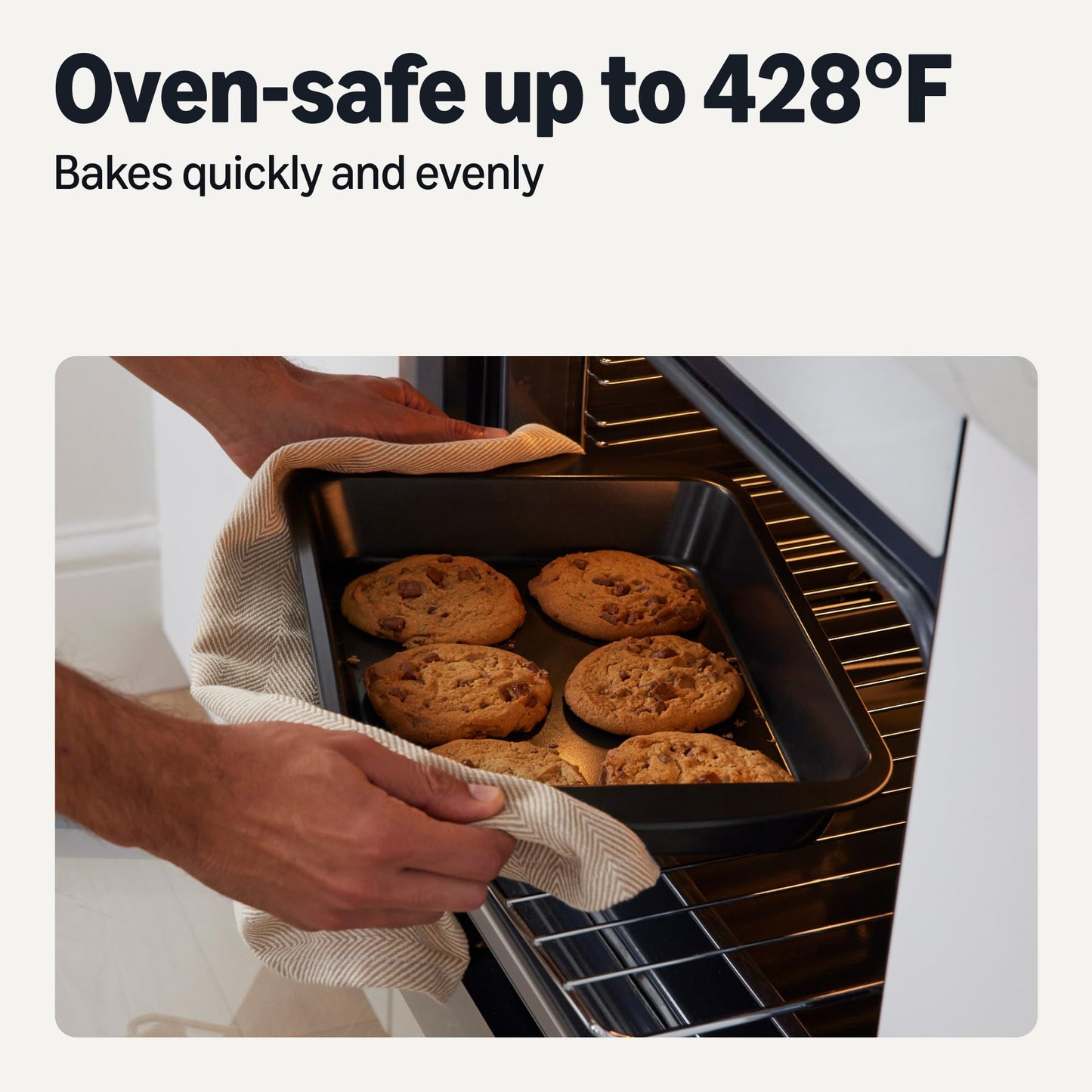 Amazon Basics Nonstick Rectangle Baking Pan, Dishwasher and Oven-Safe, 9 x 13 in.