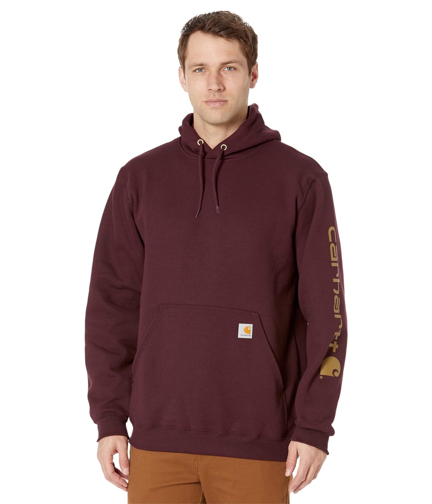 Carhartt Men's K288 Loose Fit Midweight Logo Sleeve Graphic Sweatshirt
