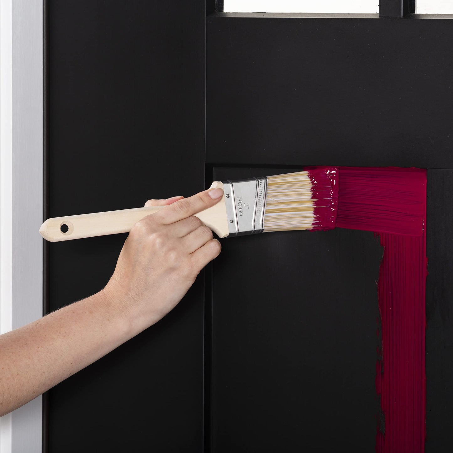 Rust-Oleum 369383 Advanced Dry Door & Trim Paint, Quart, Satin Black