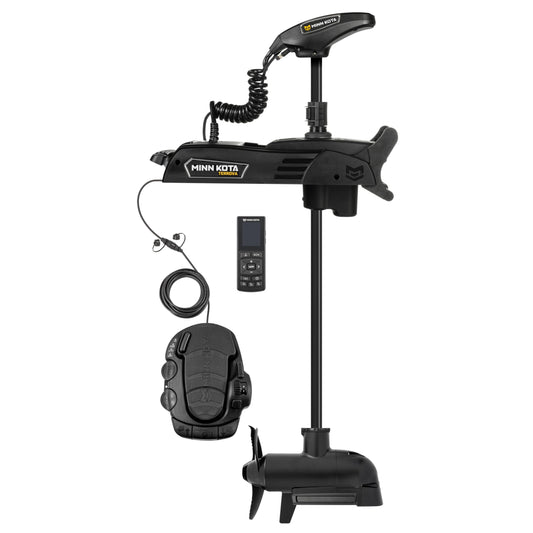 Minn Kota Terrova QUEST Brushless Bow-Mount Electric Trolling Motor with MEGA Side Imaging – 90/115 Lb. Thrust, 45 In. Shaft, Freshwater