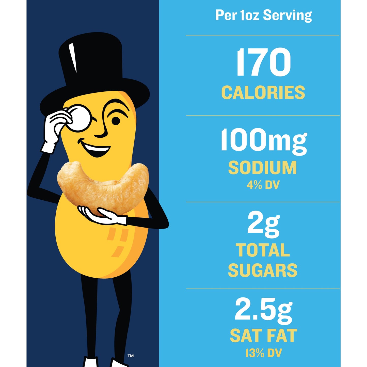 PLANTERS Fancy Whole Cashews with Sea Salt, 26 Ounces ( Pack of 1) Resealable Jar - Made with Simple Ingredients - Good Source of Vitamins and Minerals - Kosher (Packaging May Vary)