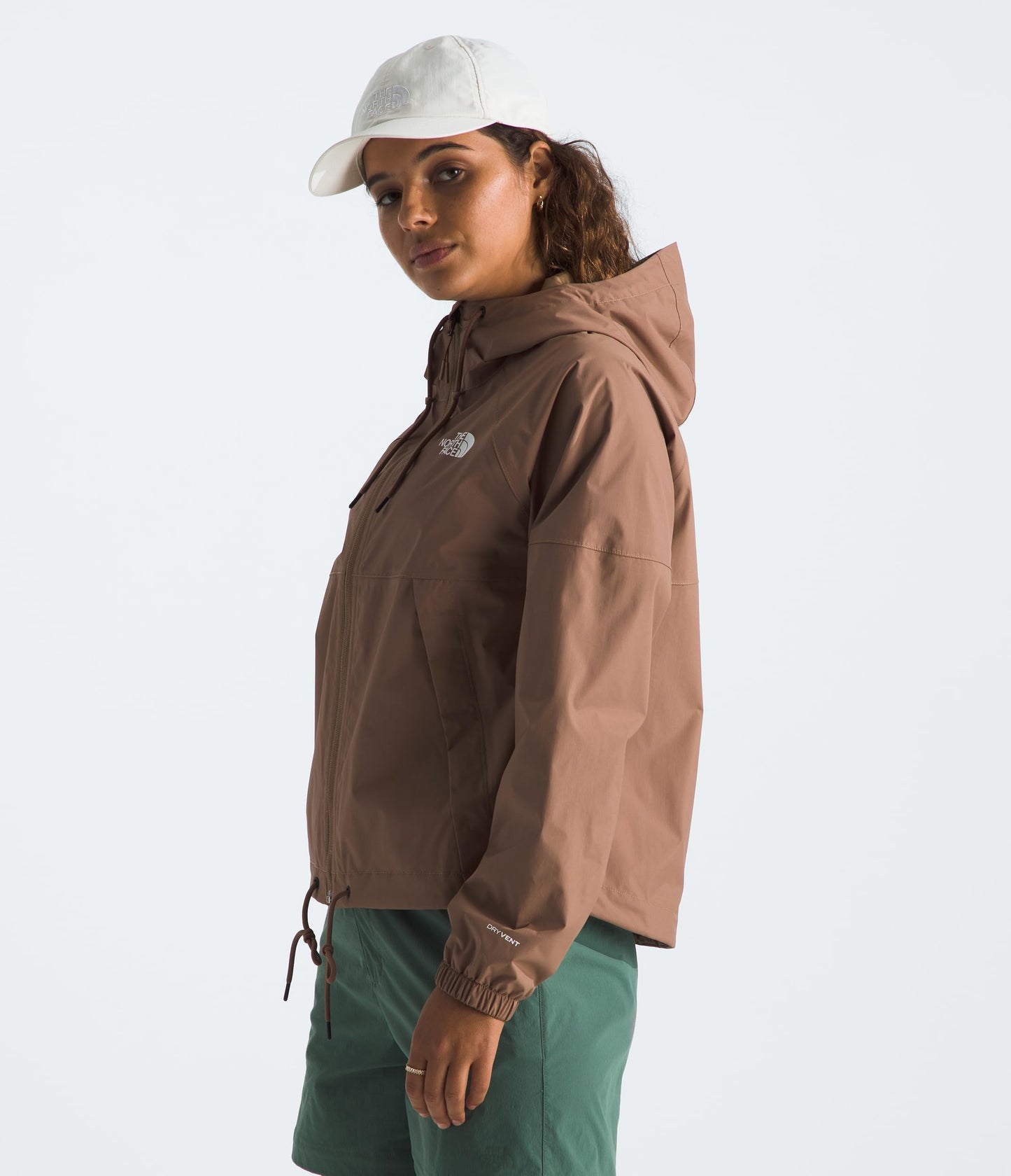THE NORTH FACE Women's Antora Rain Hoodie (Standard & Plus Size) | Wind & Waterproof With Adjustable Hood & Drawcord Hem