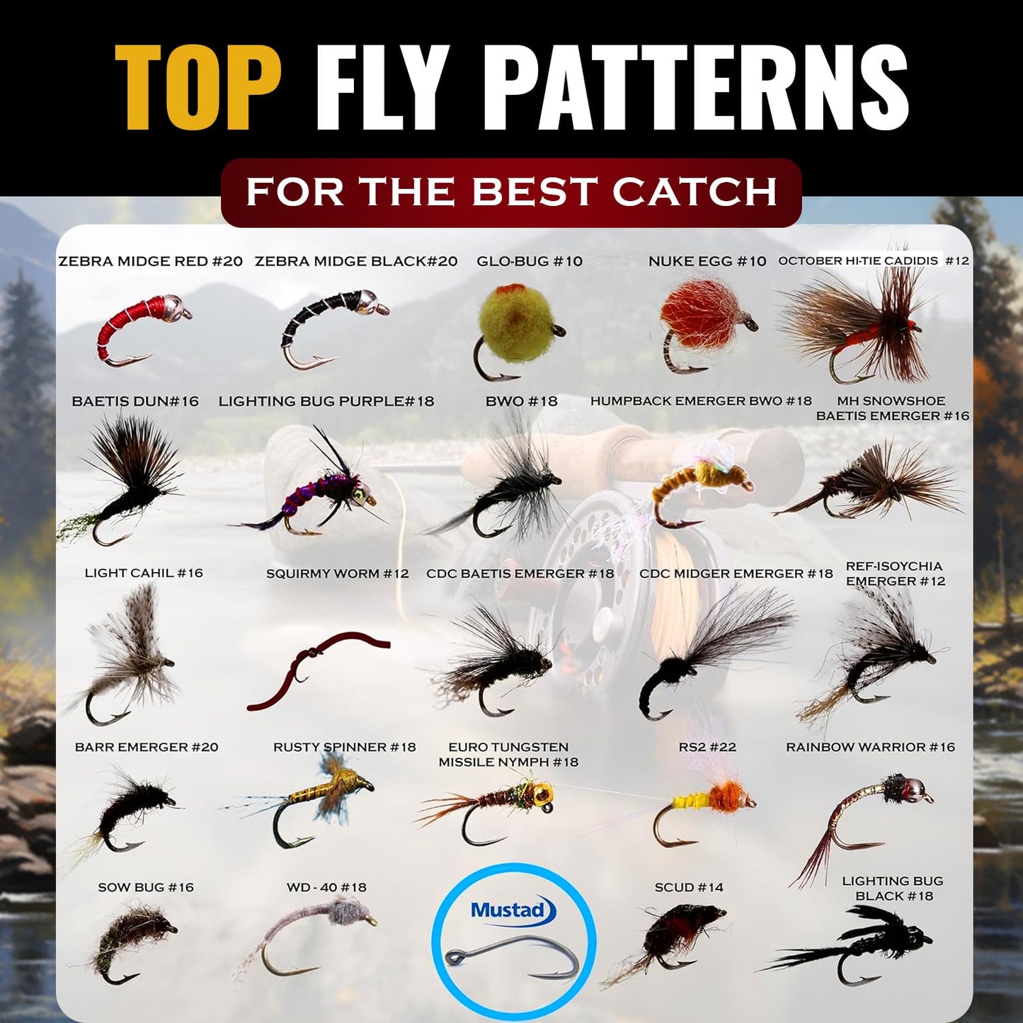 RoxStar Fishing Fly Shop | Trophy Trout Fly Assortment | Wet & Dry Trout Flies | Gift Box Included. | Proudly Made in The USA…