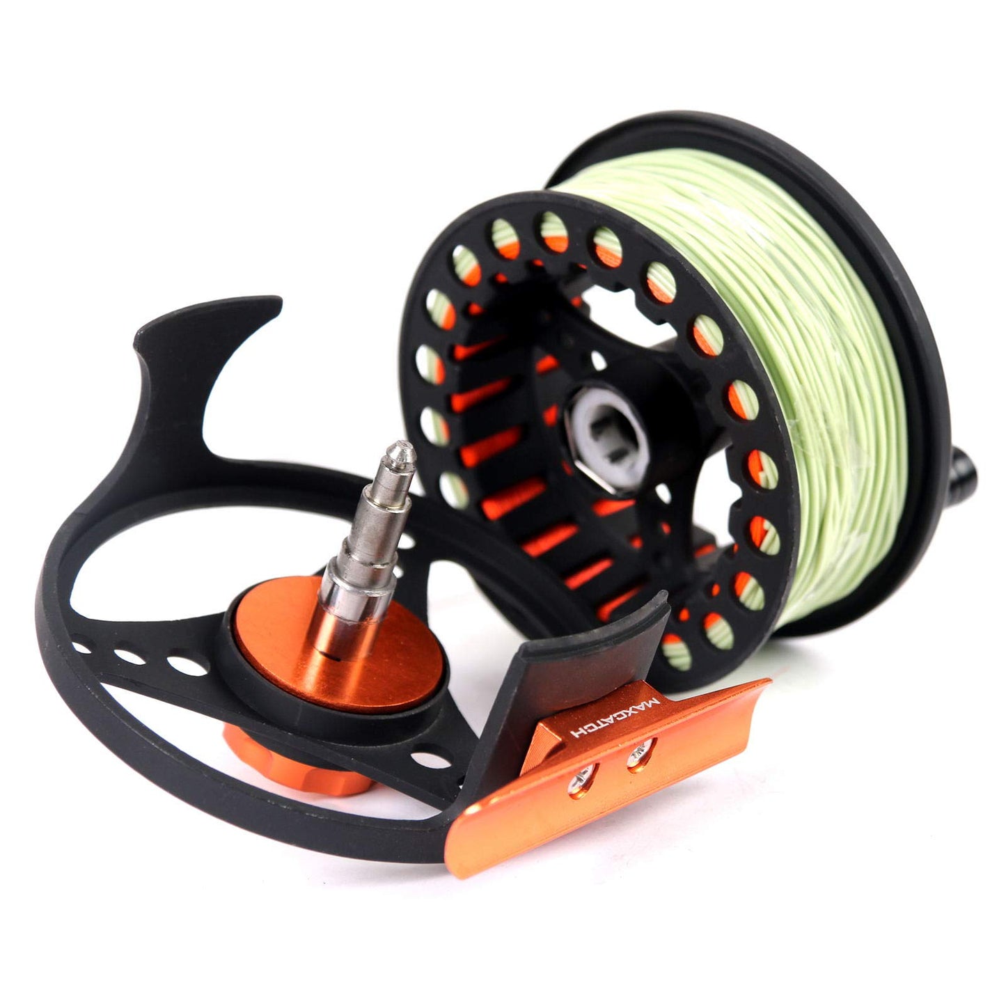M MAXIMUMCATCH Maxcatch ECO Large Arbor Fly Fishing Reel (3/4wt 5/6wt 7/8wt) and Pre-Loaded Fly Reel with Line Combo