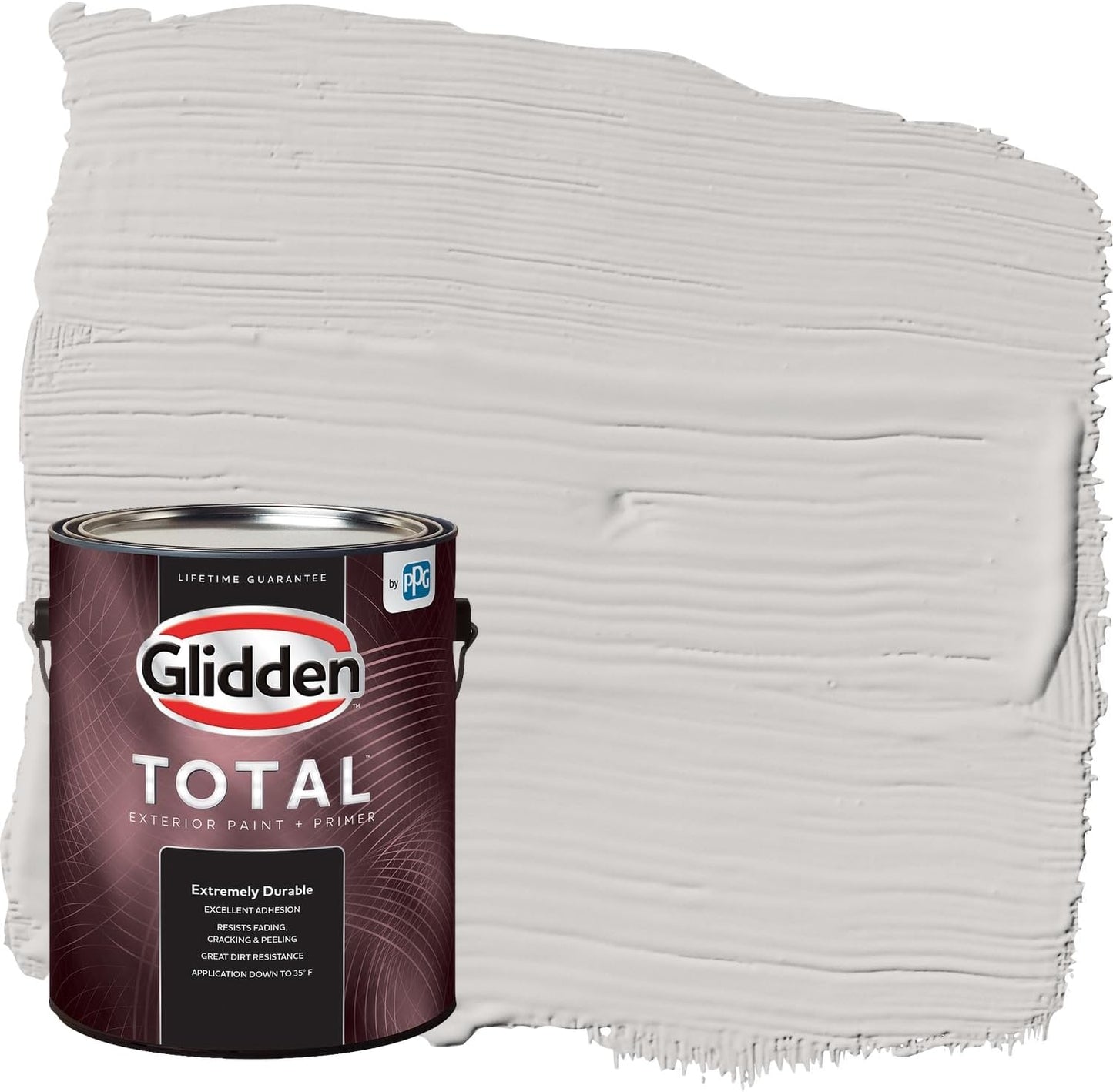 Glidden Exterior Paint + Primer: Black/Black Magic, One Coat, Satin, 1-Gallon