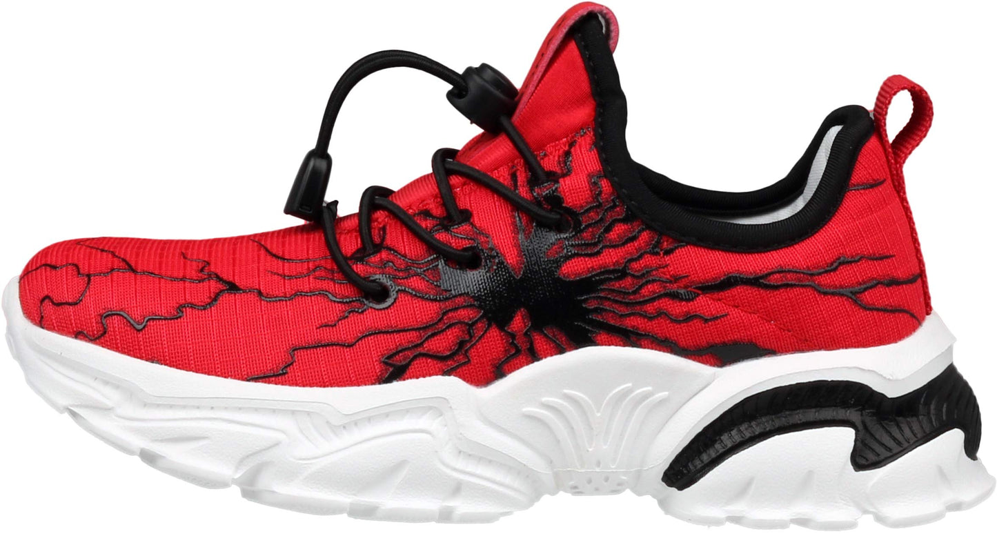 BRONAX Little/Big Boys Comfortable Graffiti Personality Tennis Shoes