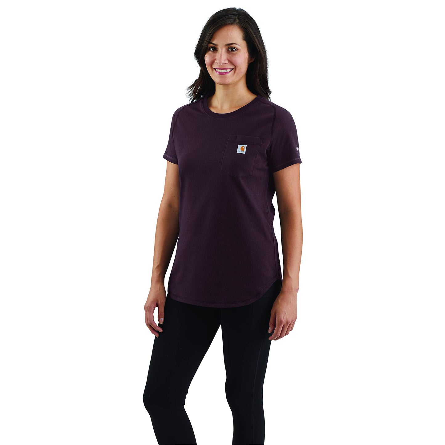 Carhatt Women's Force Relaxed Fit Midweight Pocket TShirt