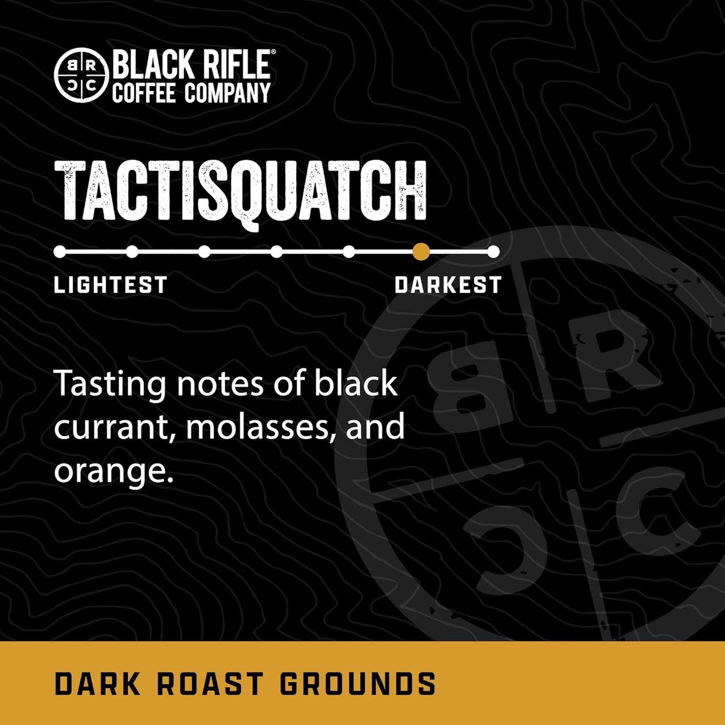 Black Rifle Coffee Company Tactisquatch Dark Roast Ground Coffee, 40 OZ Bag