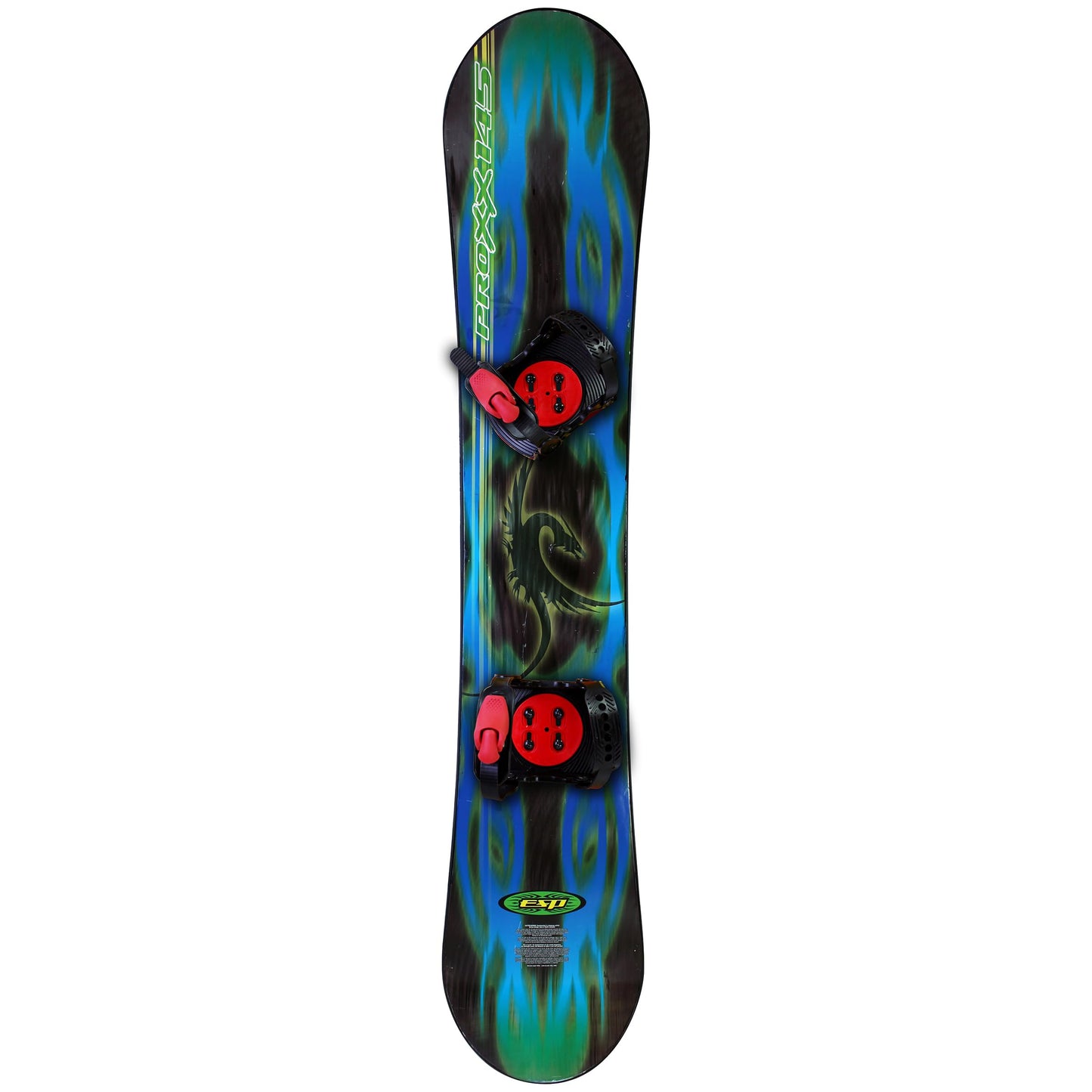ESP 145 cm Freeride Snowboard - Flex Bindings - Beginner to Professional Snowboard - Solid Core Construction