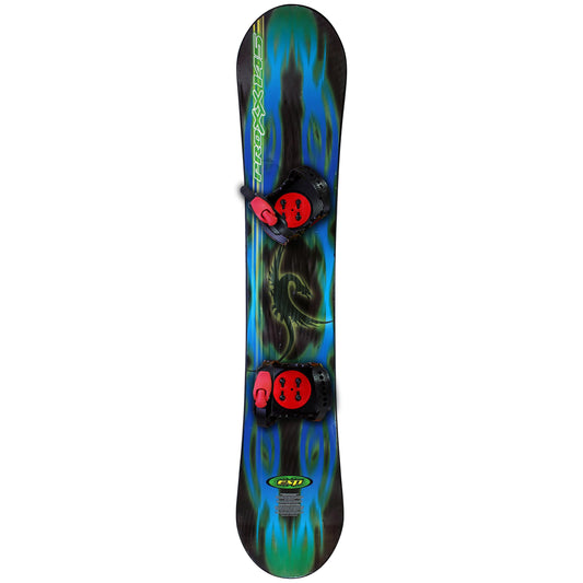 ESP 145 cm Freeride Snowboard - Flex Bindings - Beginner to Professional Snowboard - Solid Core Construction