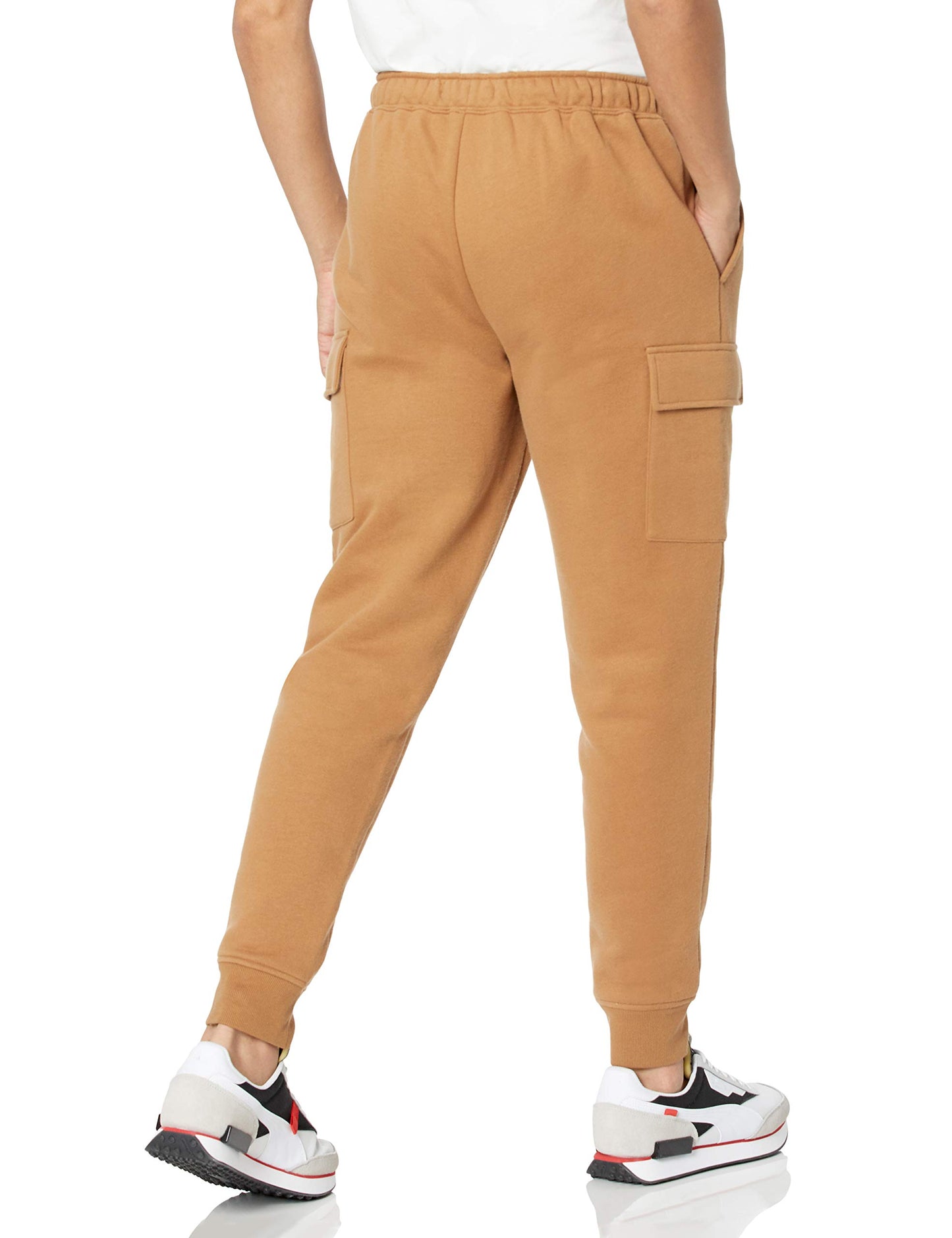 Amazon Essentials Men's Relaxed Fit Cargo Fleece Jogger Sweatpants with Drawstring