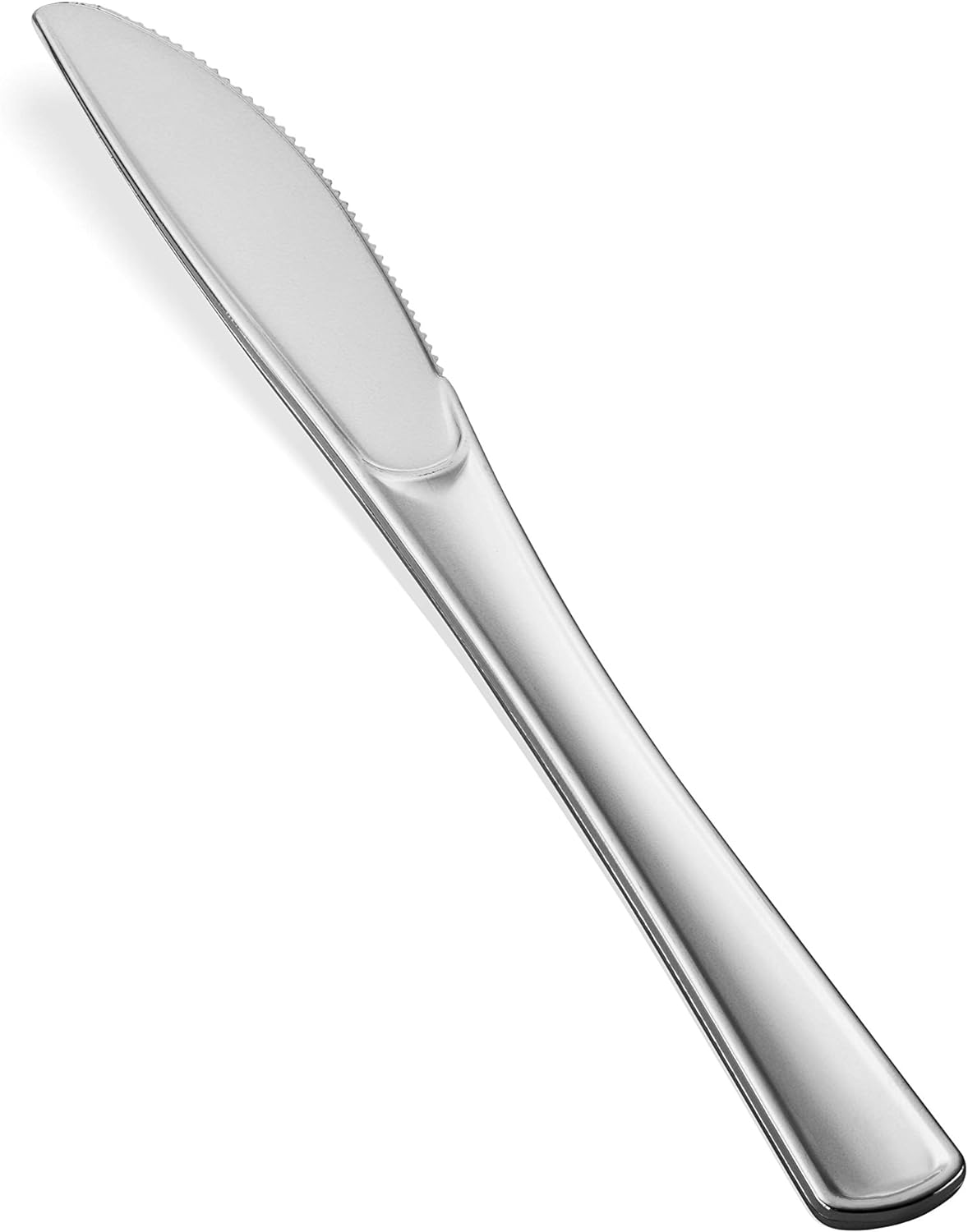 Plastic Silverware Set- Silver Flatware Set- Heavy Duty Cutlery Set - Bulk Combo Value Pack 160 count 40 Knives 80 Forks 40 Spoons Party Supplies - Tepco Settings