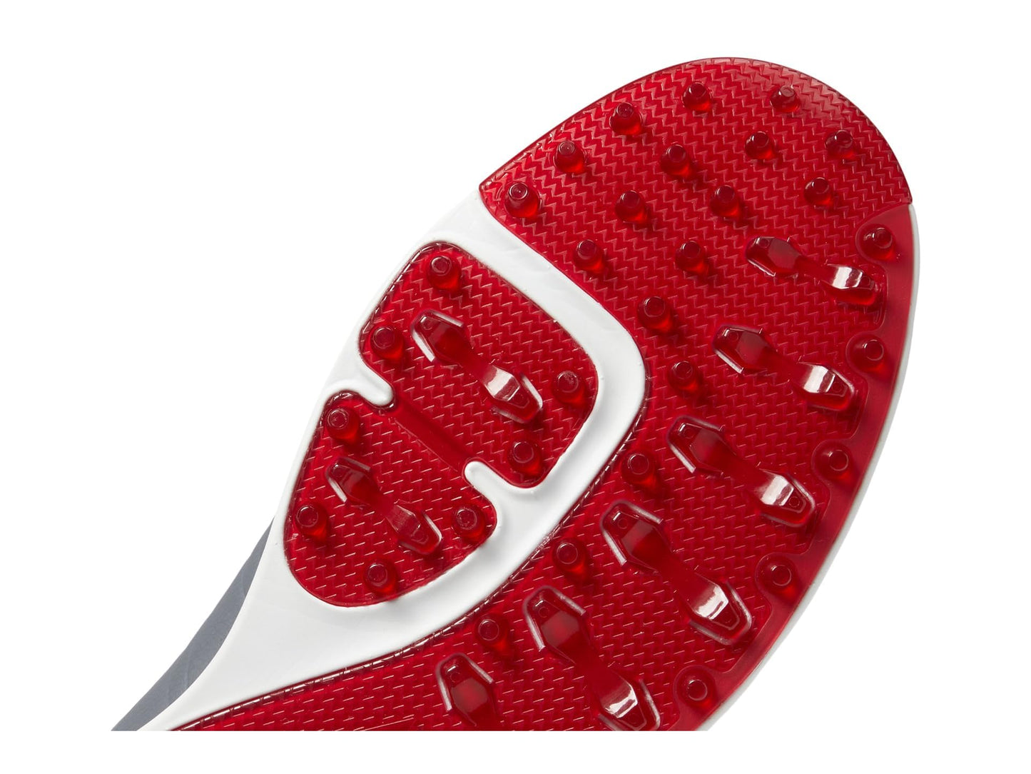 Skechers Men's Tempo Waterproof Golf Shoes Sneaker, Gray/Red, 11 Wide