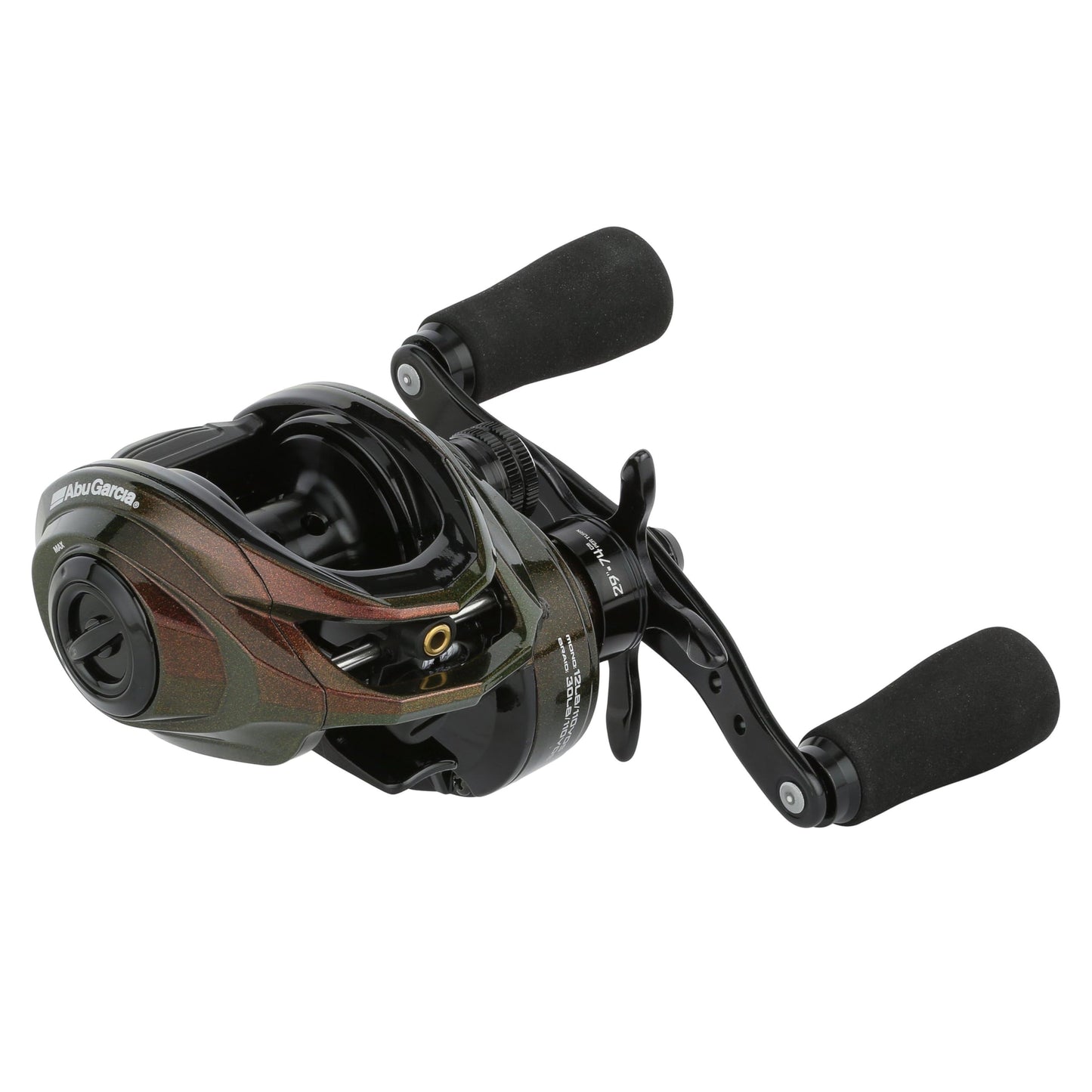 Abu Garcia IKE Signature Size LP Low Profile Baitcast Fishing Reel, Reliable Freshwater Reel, Durable & Lightweight Graphite Construction, Infini Brake System, Max Drag of 15lb | 6.8kg