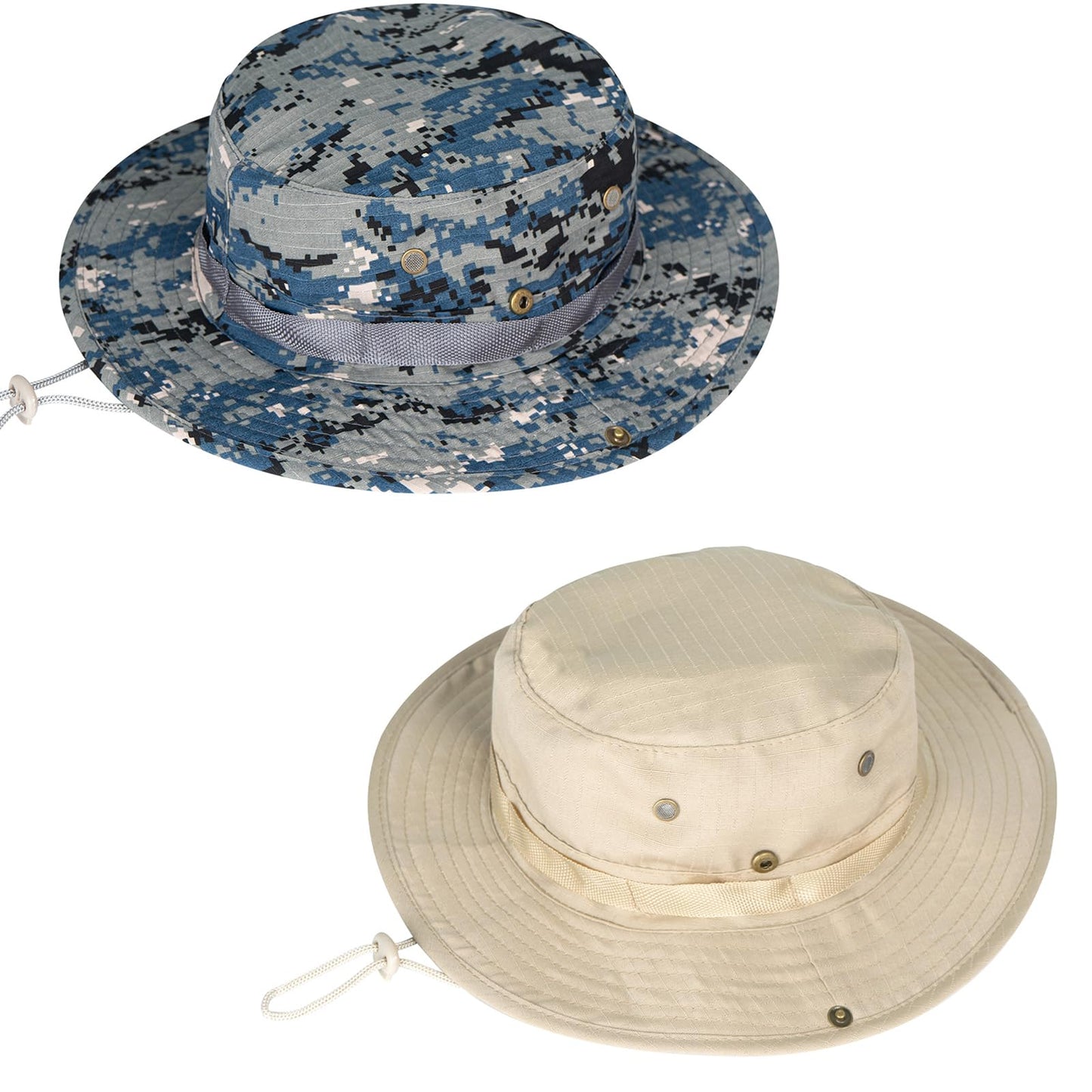 Sun Hats for Men Women Boonie Hat UPF 50+ Bucket Hat Wide Brim UV Protection Fishing Hiking Safari Outdoor Hats