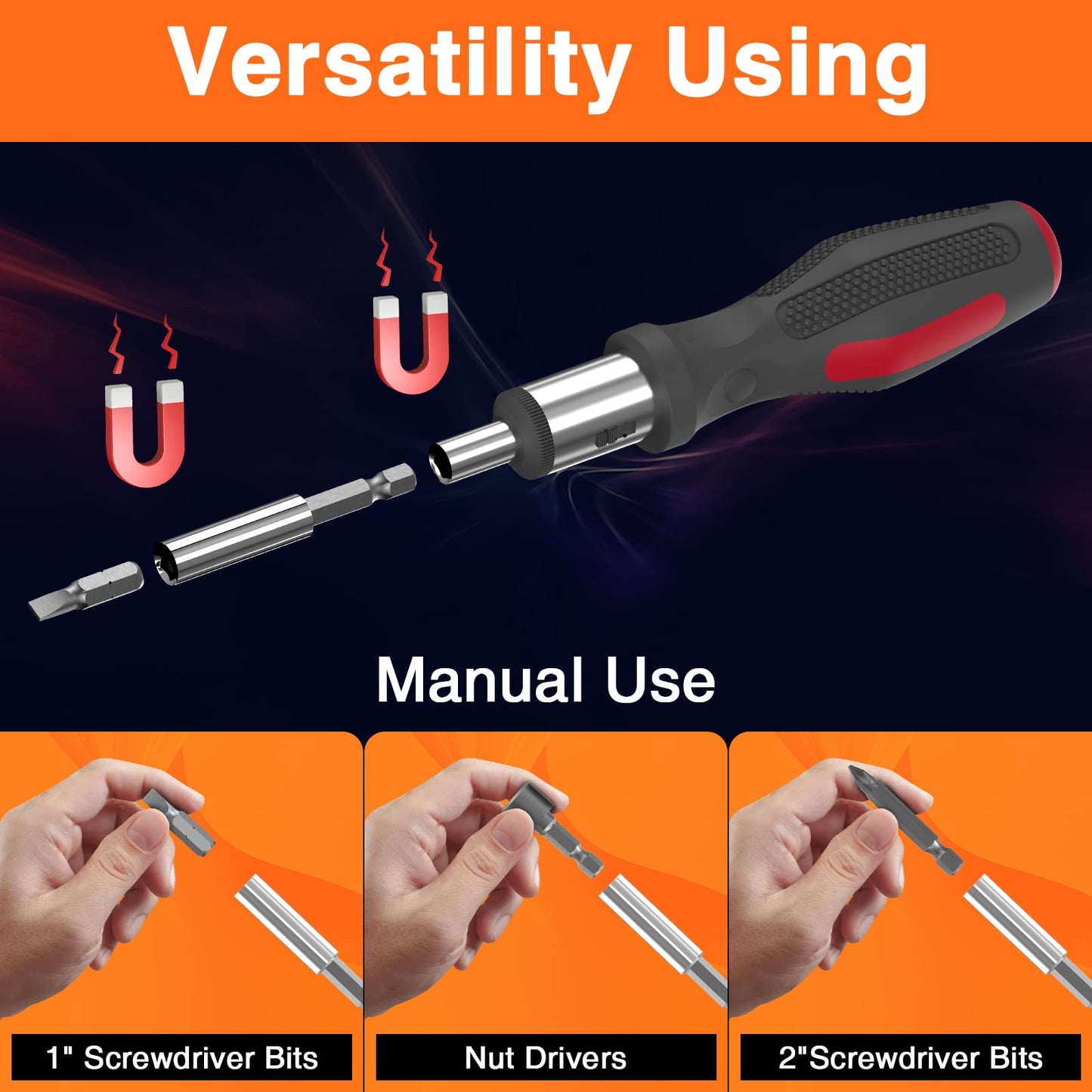 EnerTwist Drill Bit Set, 246-Pieces Drill Bits and Driver Set for Wood Metal Cement Drilling and Screw Driving, Full Combo Kit Assorted in Plastic Carrying Case, ET-DBA-246