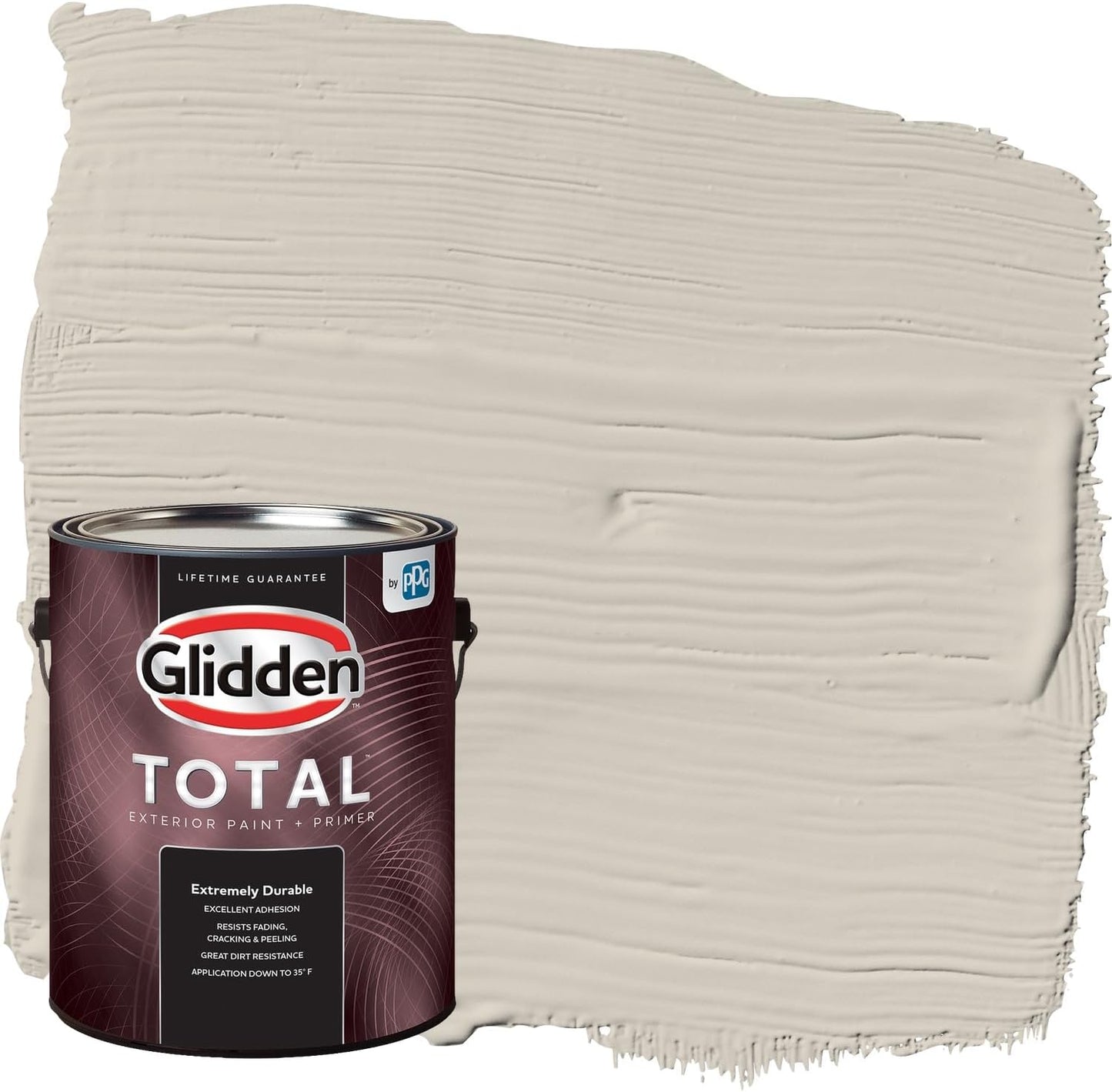 Glidden Exterior Paint + Primer: Black/Black Magic, One Coat, Satin, 1-Gallon