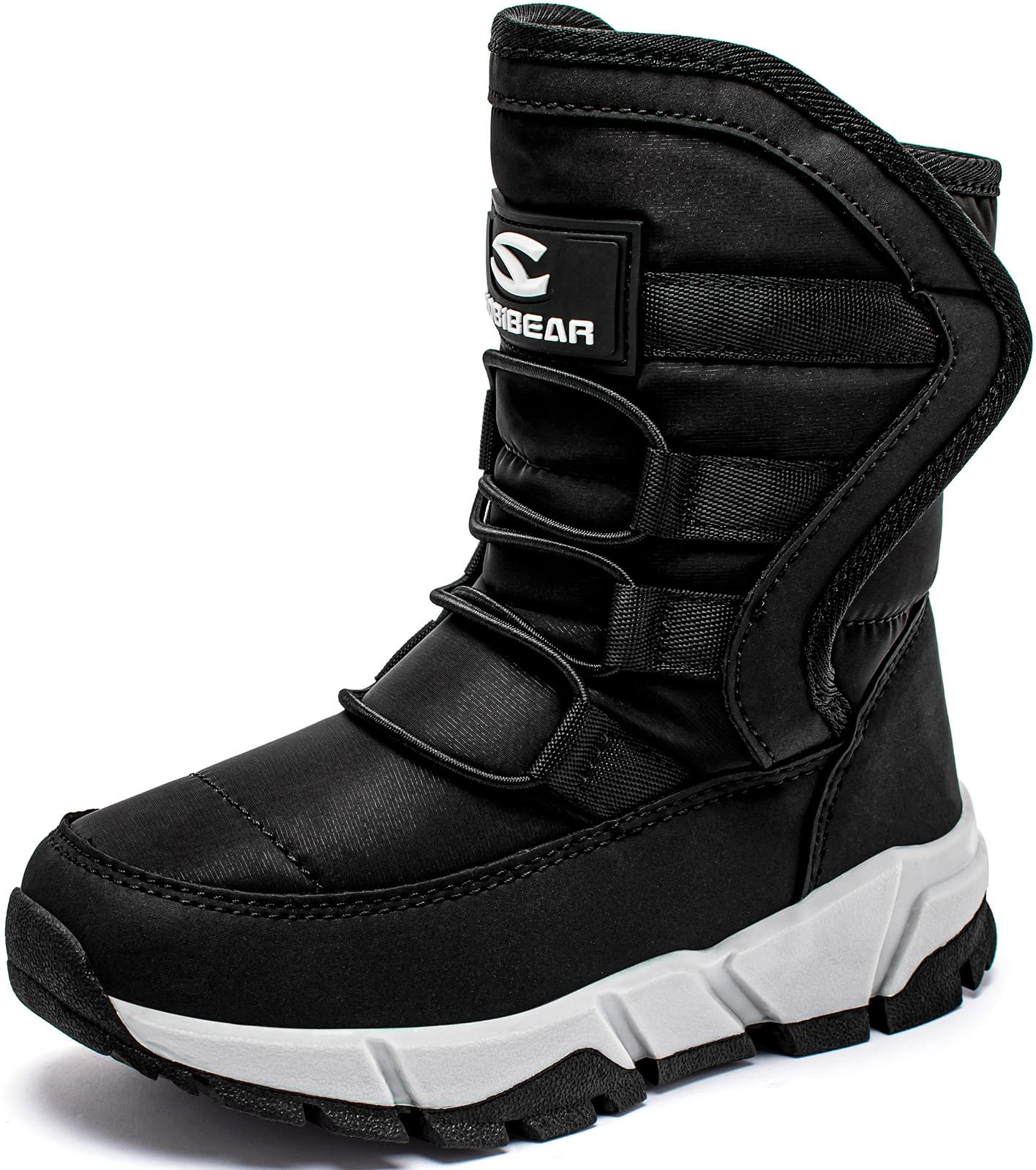 GUBARUN Boys Snow Boots Winter Waterproof Slip Resistant Cold Weather Shoes (Toddler/Little Kid/Big Kid)