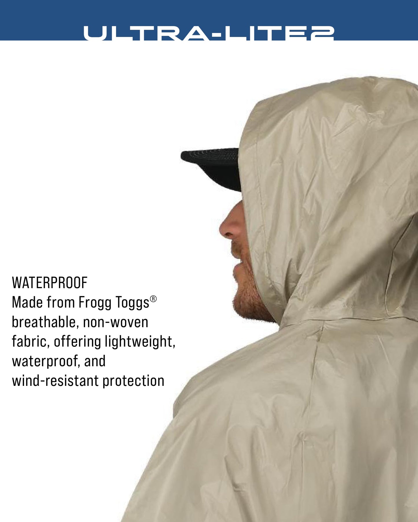 FROGG TOGGS Men's Ultra-Lite2 2-Layer Waterproof Breathable Rain Suit