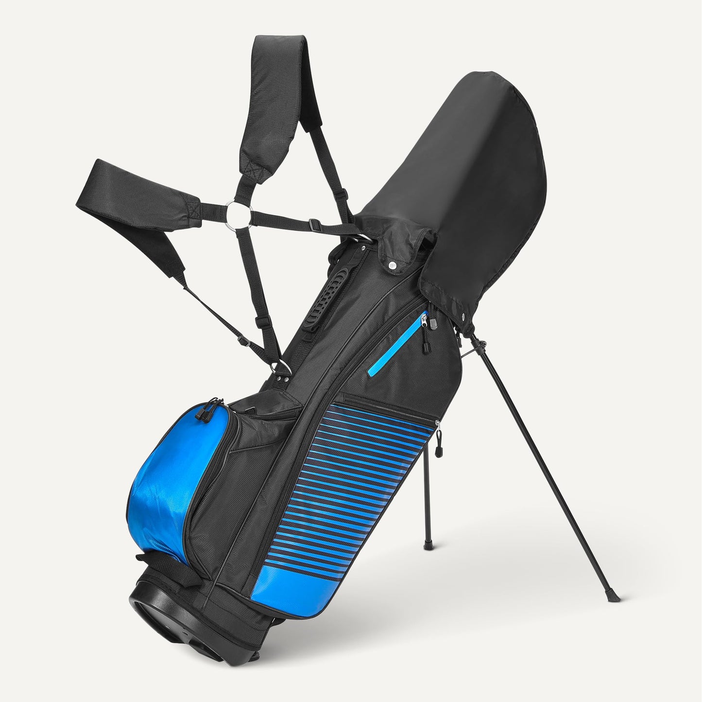 Amazon Basics Golf Club Set, 6- Piece with Stand Bag, Oversized Clubface, Low Center of Gravity
