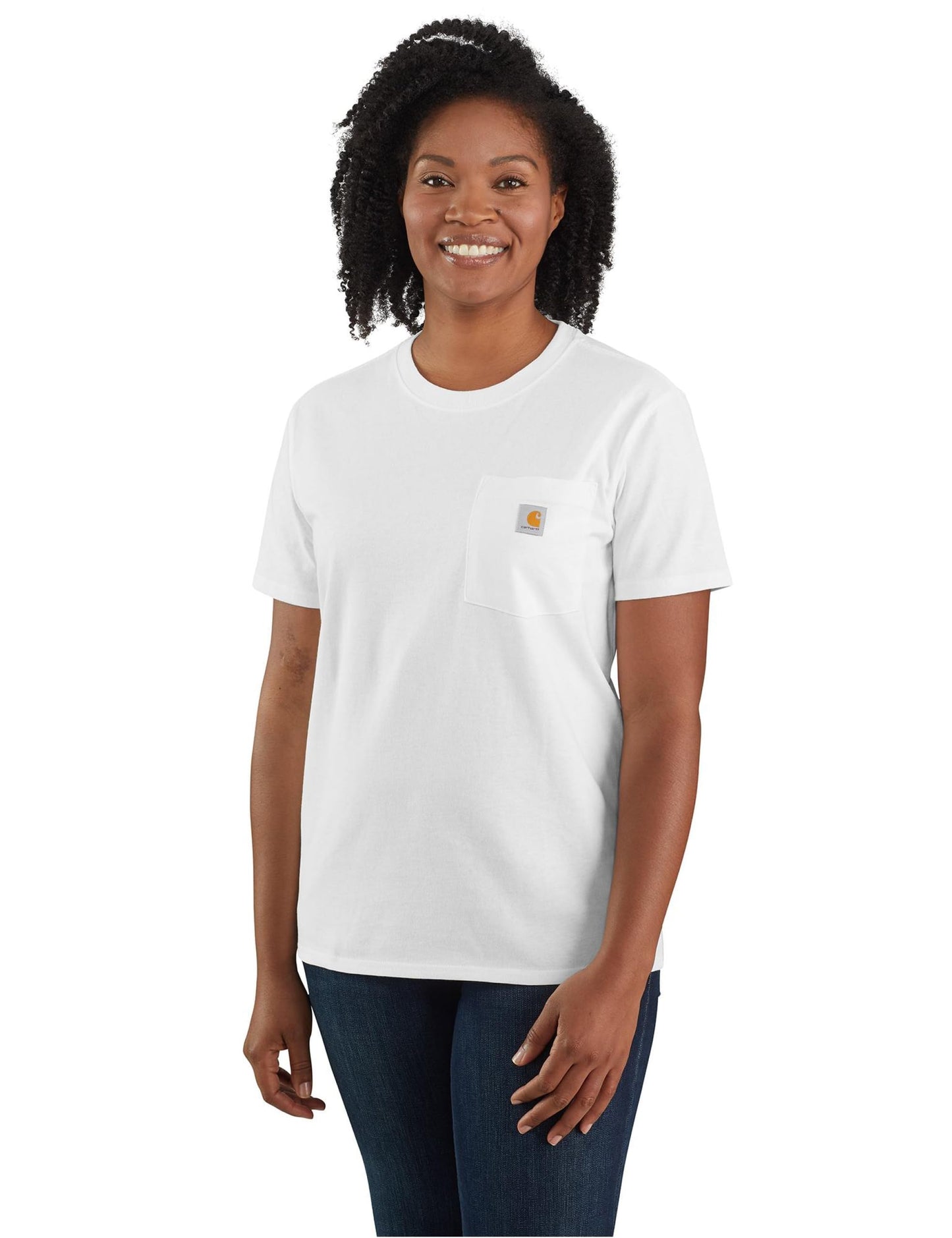 Carhartt Women's Loose Fit Heavyweight Short-Sleeve Pocket T-Shirt