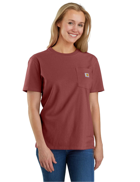 Carhartt Women's Loose Fit Heavyweight Short-Sleeve Pocket T-Shirt