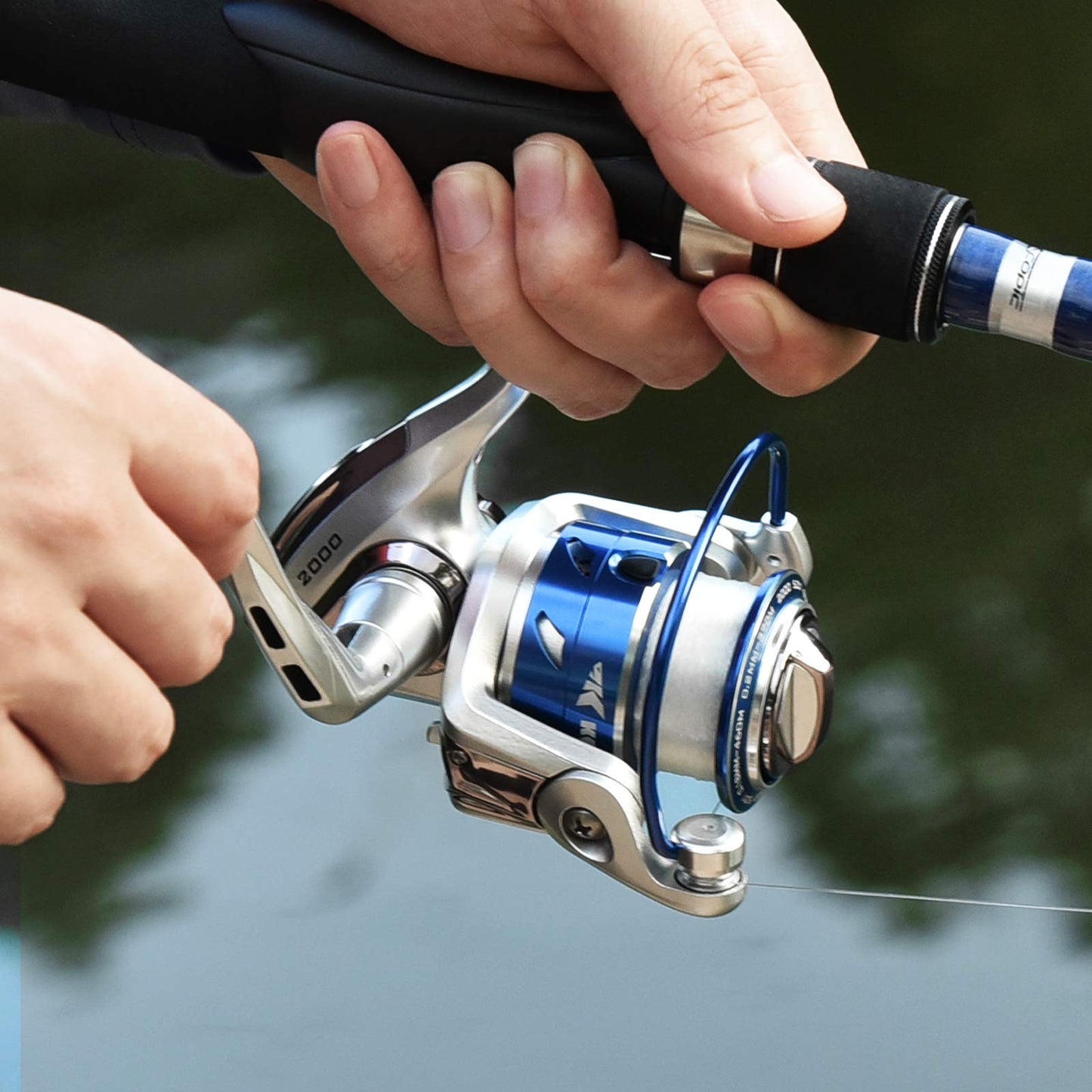 KastKing Compass Telescopic Fishing Combos, Spinning Rod, 6ft 6in - Medium - Moderate Fast and 4+1 BB Spinning Reel
