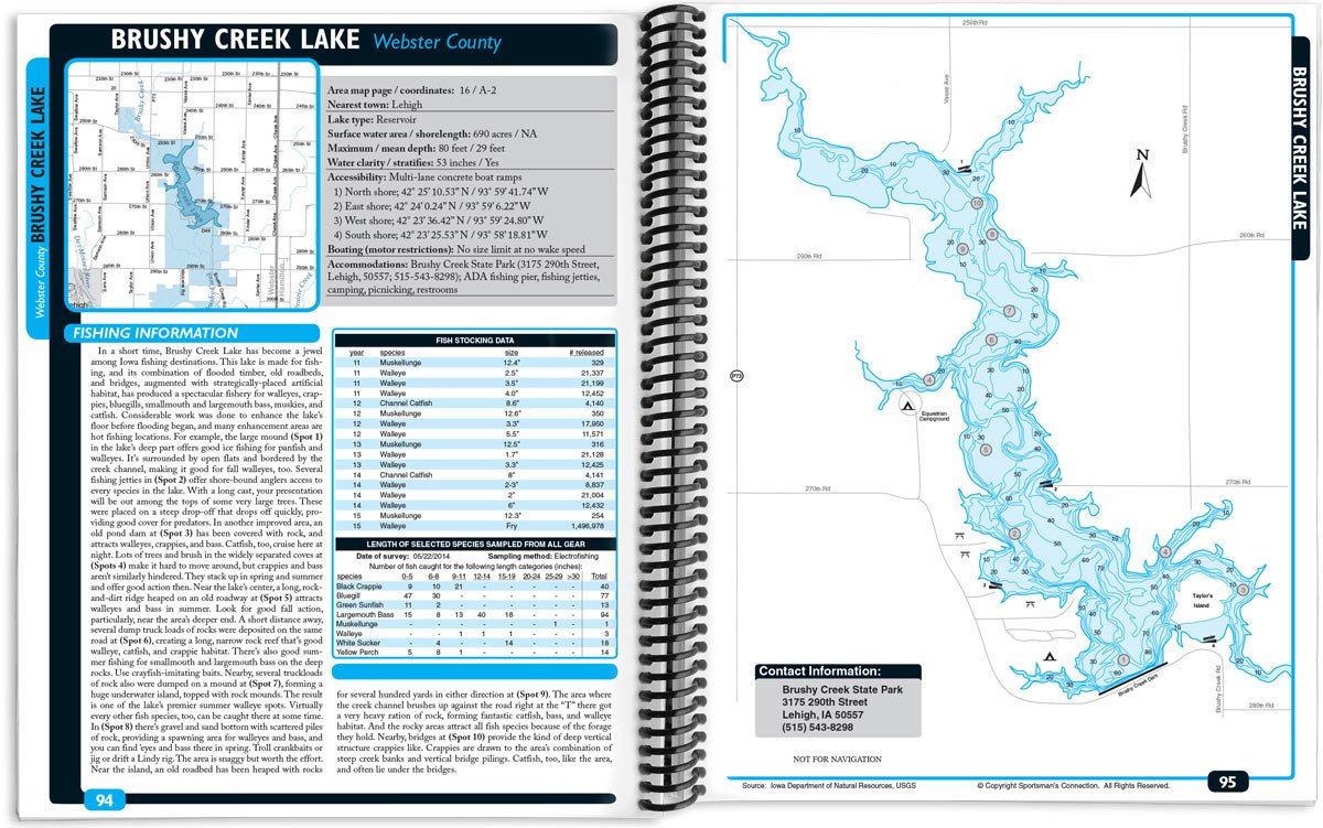 Iowa Fishing Map Guide