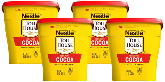 NESTLE TOLL HOUSE Cocoa 8 oz. Plastic Canister