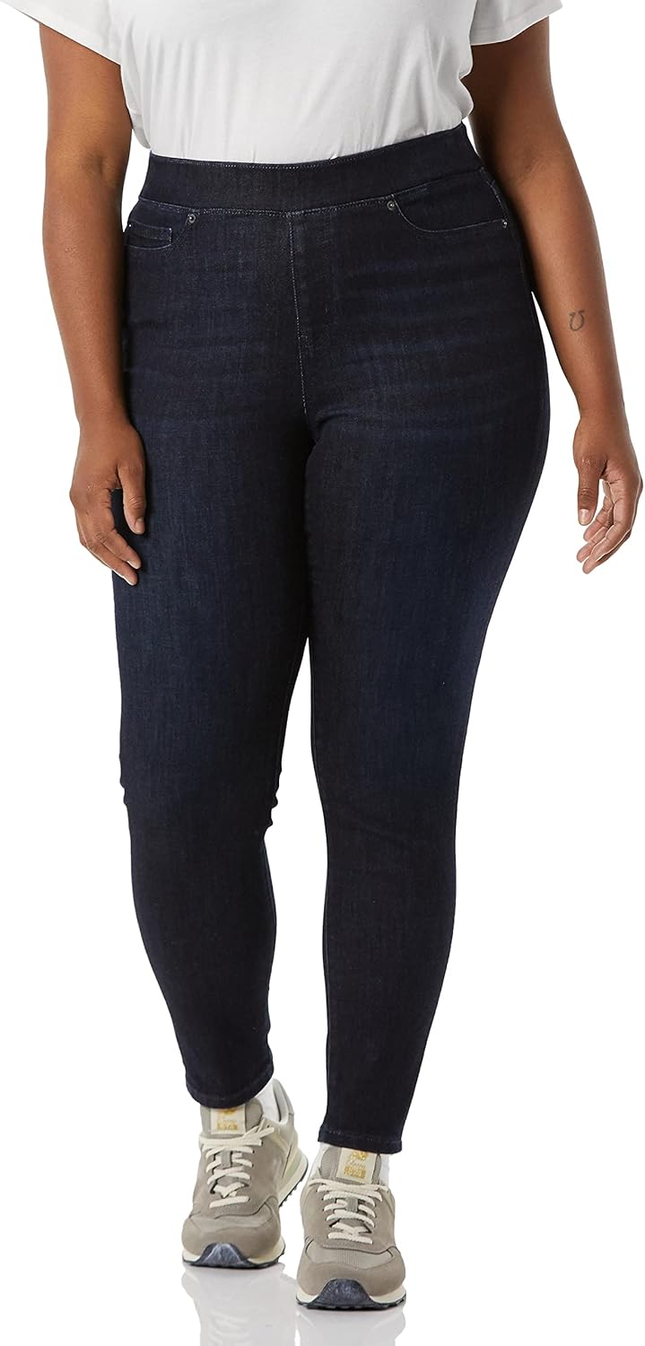 Amazon Essentials Women's Mid-Rise Stretch Pull-On Jegging