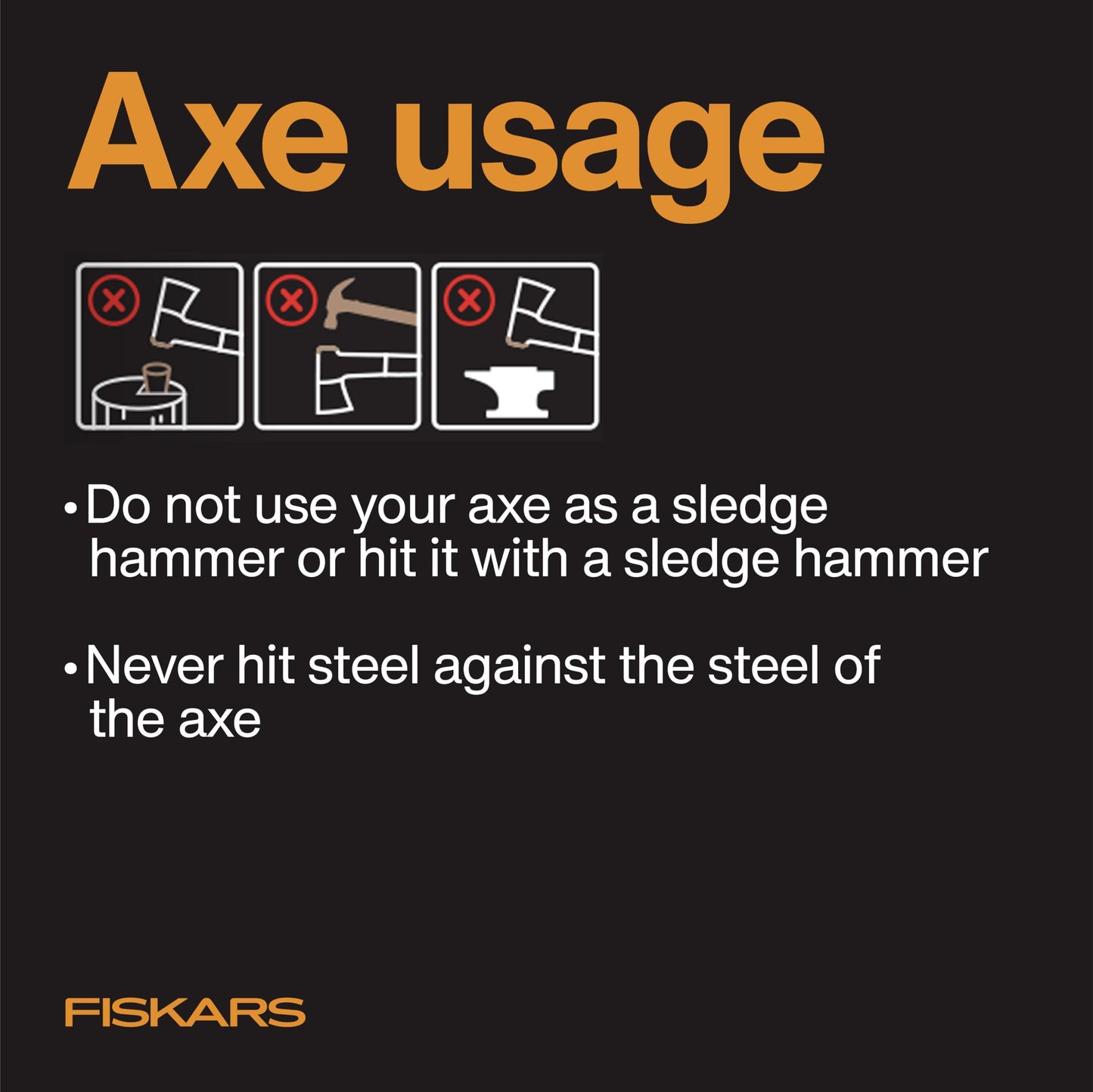 Fiskars X7 Small 14" Hatchet Axe with Sheath for Chopping Wood Kindling for Campfires while Outdoors & Camping, Insert-Molded Forged Steel Head, Low-Friction Blade, Shock Absorbing Handle & Non-Slip Grip