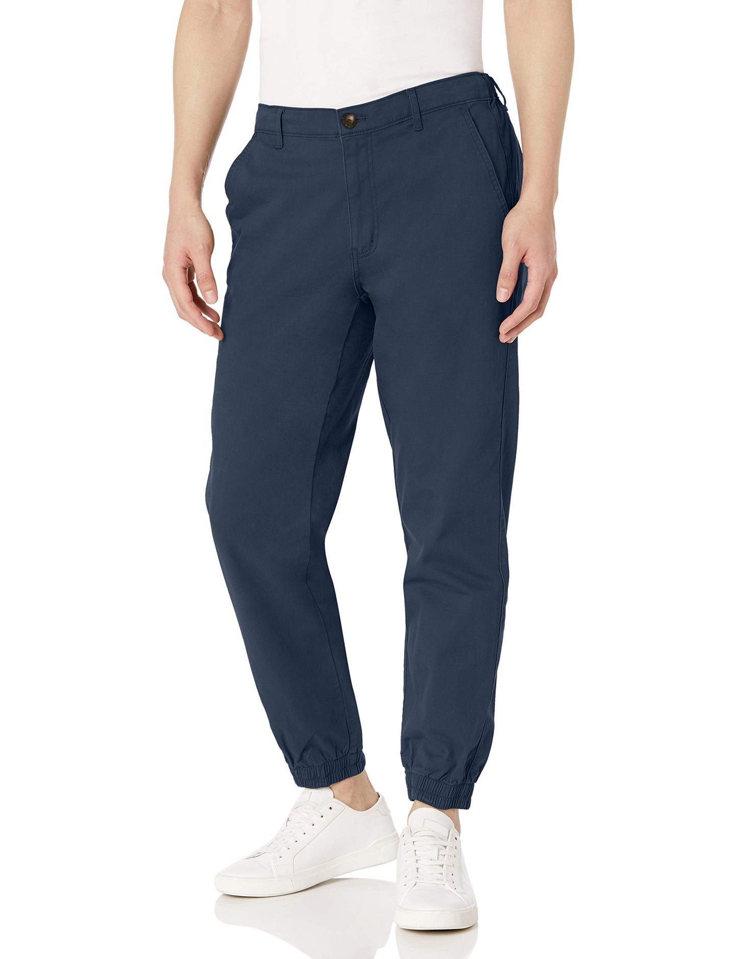 Amazon Essentials Men's Straight-Fit Washed Cotton Chino Jogger Pant