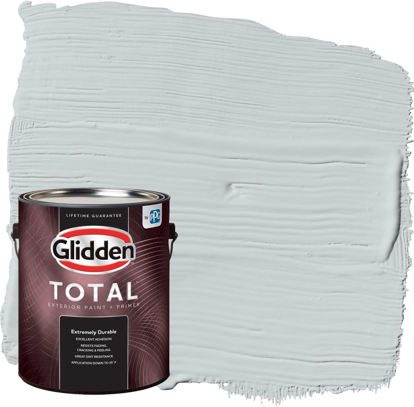 Glidden Exterior Paint + Primer: Black/Black Magic, One Coat, Satin, 1-Gallon