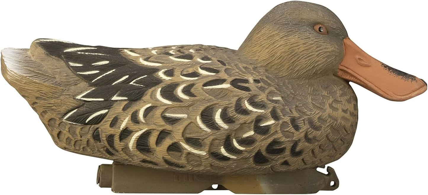 Higdon Outdoors Standard Shoveler Duck Decoys, Foam-Filled