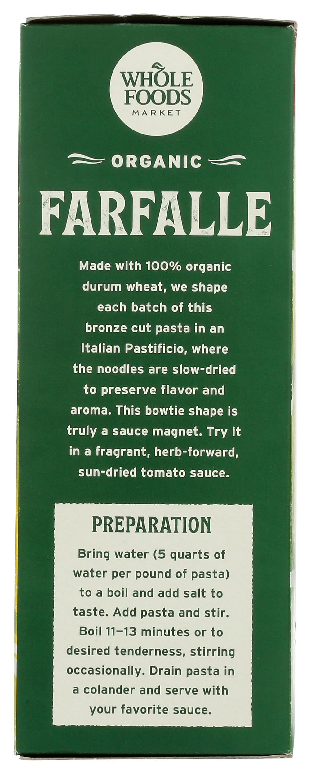 Whole Foods Market, Organic Farfalle, 16 OZ