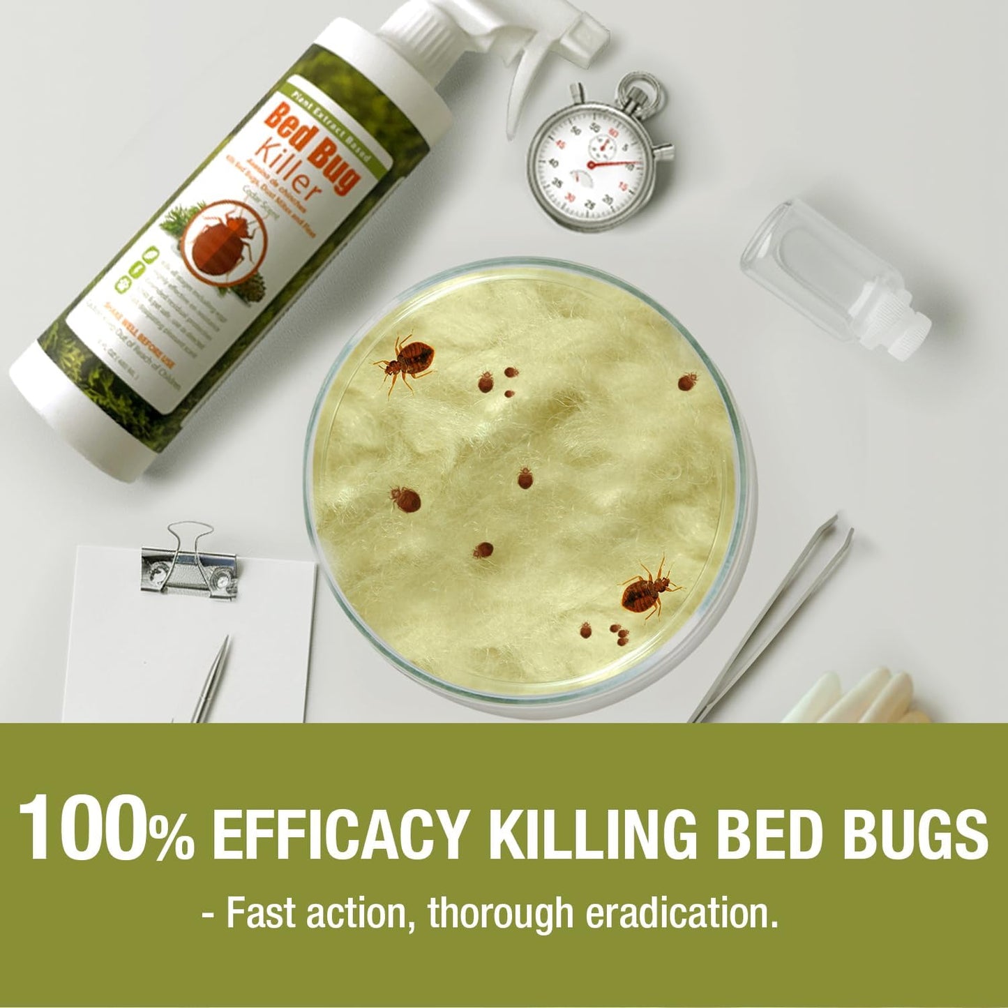 Bed Bug Killer 16 oz EcoVenger by EcoRaider, 100% Kill Efficacy, Bedbugs & Mites, Kills Eggs & The Resistant, Lasting Protection, USDA BIO-Certified, Plant Extract Based & Non-Toxic, Child & Pet Safe