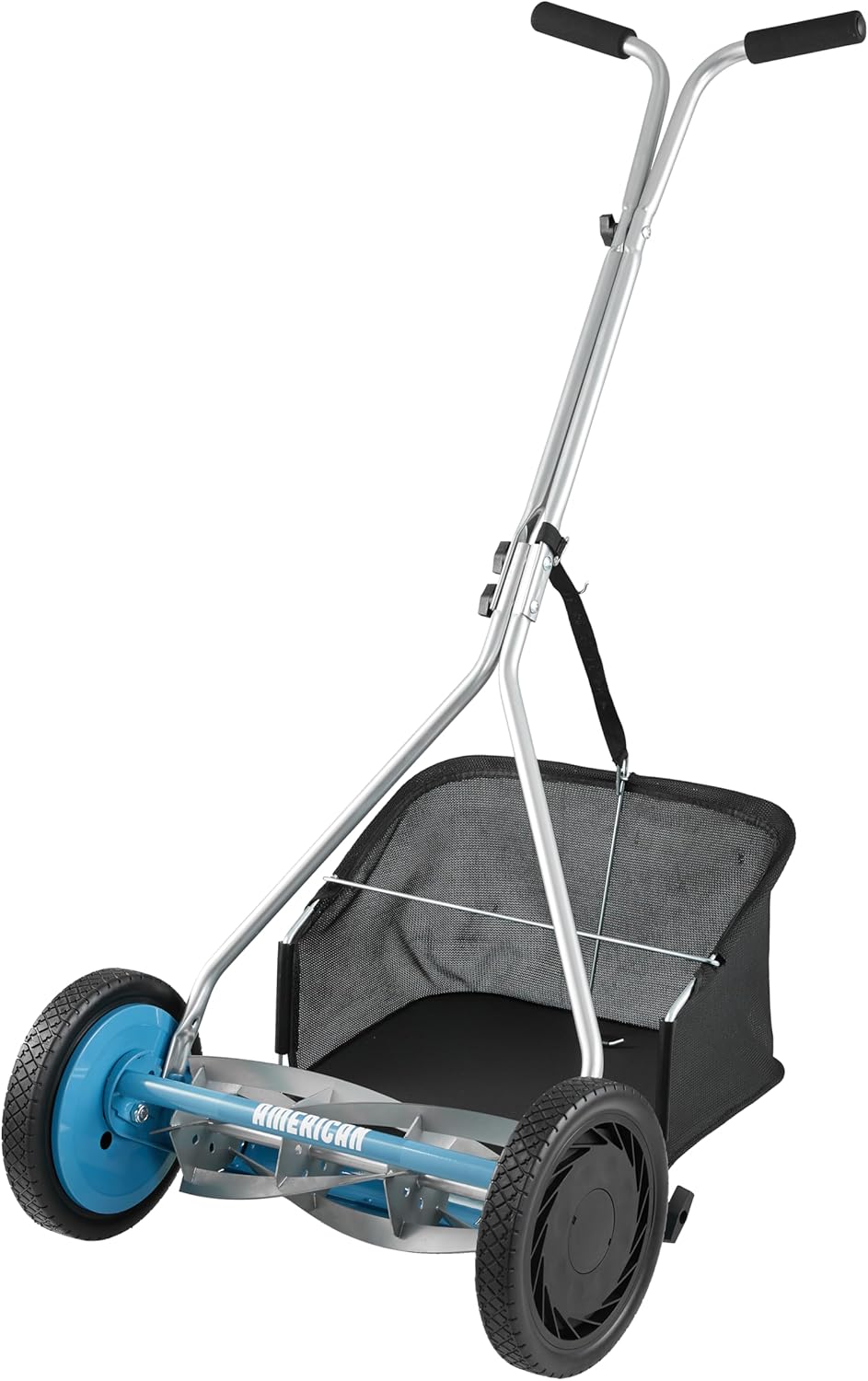 American Lawn Mower Company 1204-14 14-Inch 4-Blade Push Reel Lawn Mower, Red