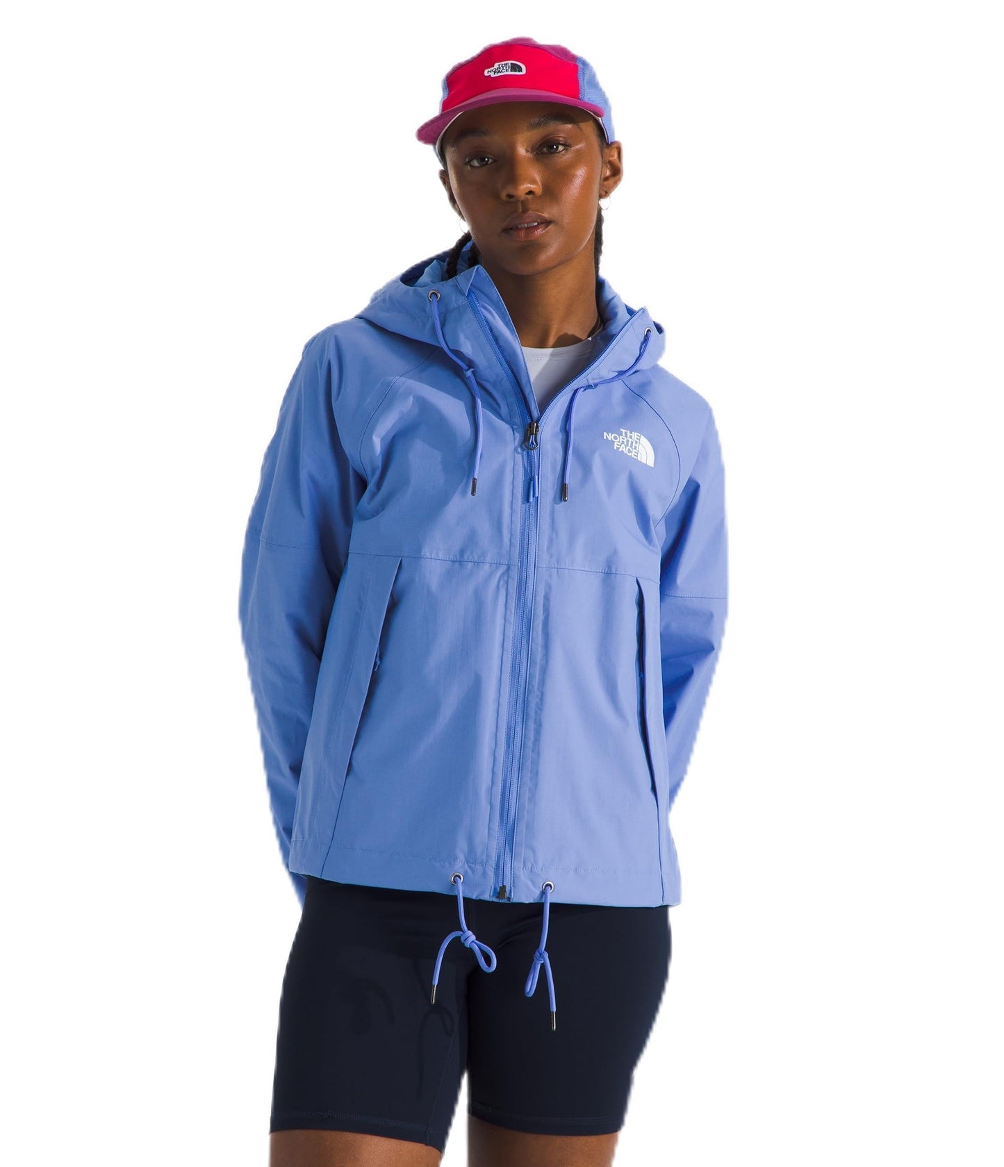 THE NORTH FACE Women's Antora Rain Hoodie (Standard & Plus Size) | Wind & Waterproof With Adjustable Hood & Drawcord Hem