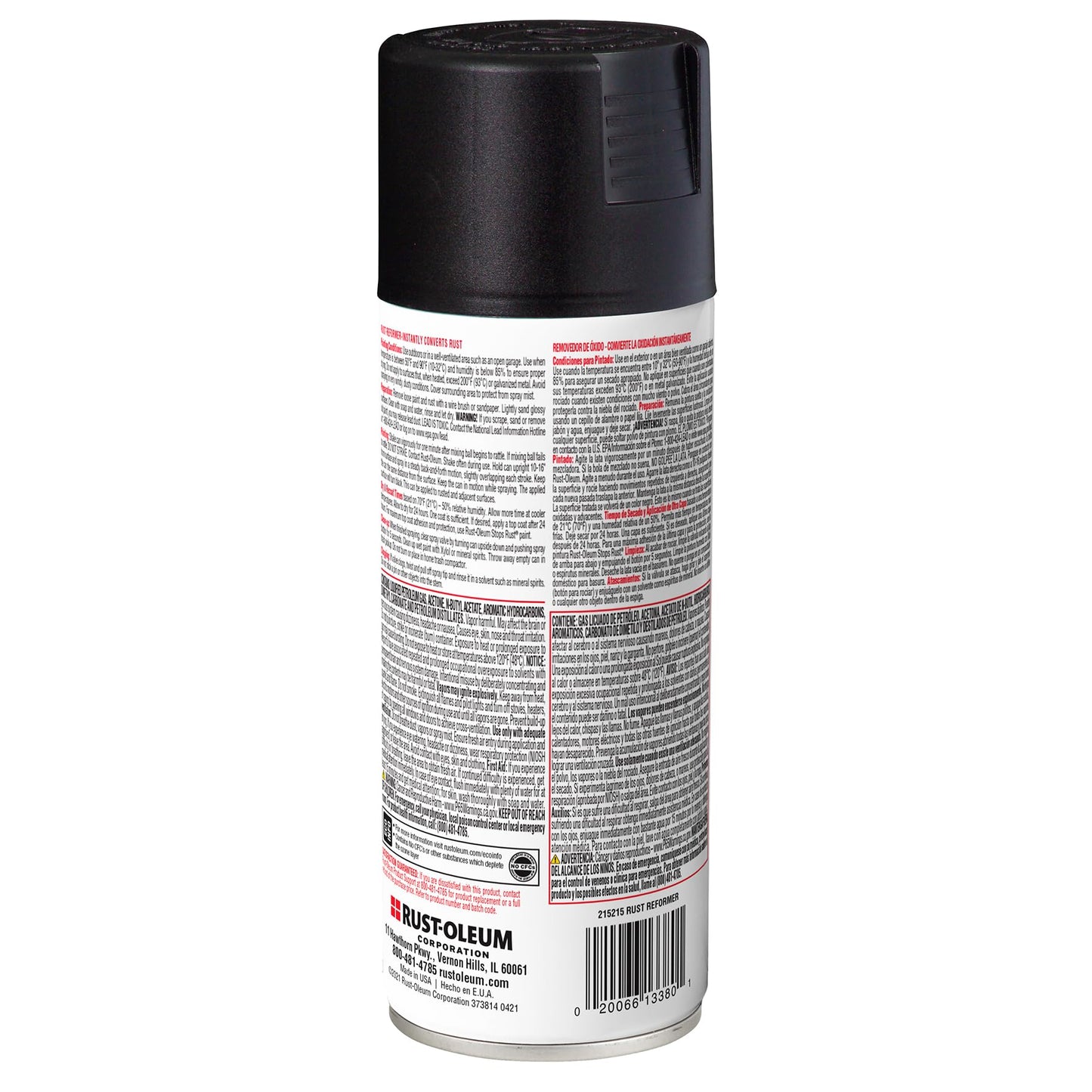 Rust-Oleum 215215-6PK Stops Rust Rust Reformer Spray, 10.25 oz, Black, 6 Pack