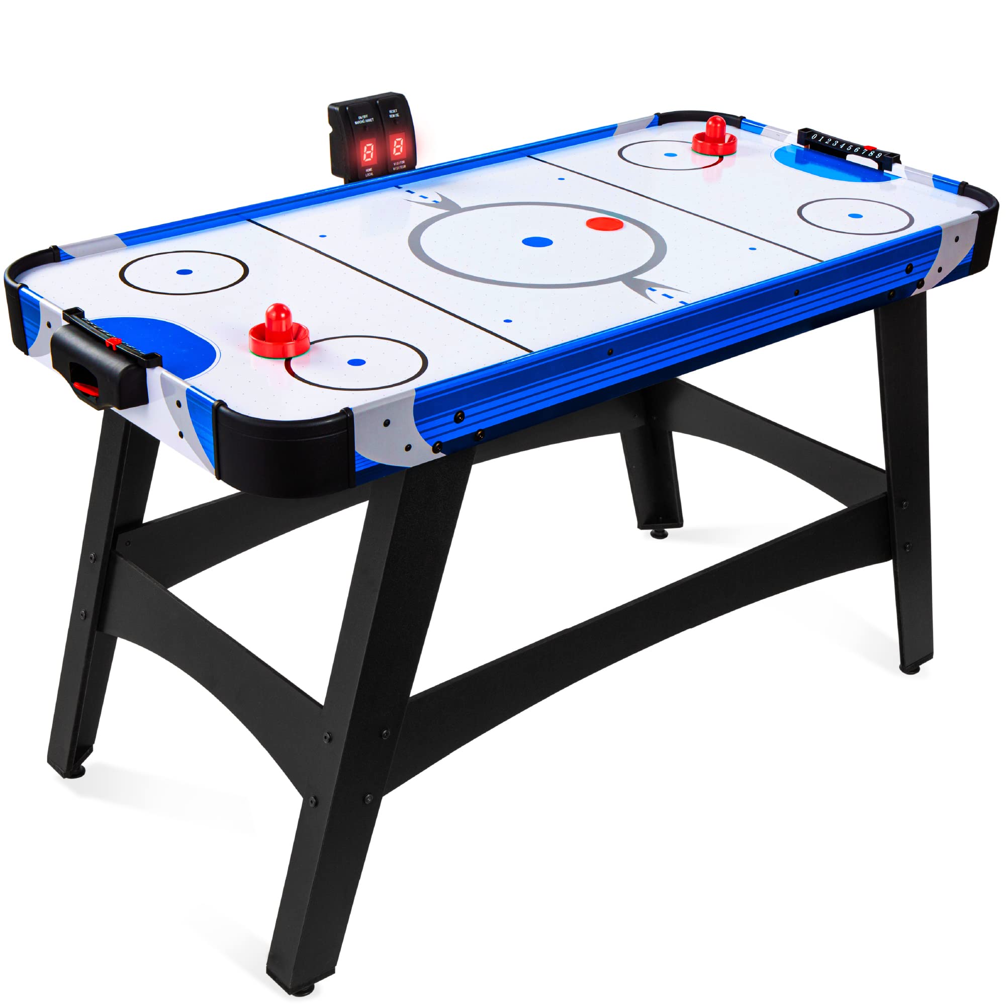 Best Choice Products 58in Mid-Size Arcade Style Air Hockey Table for G ...