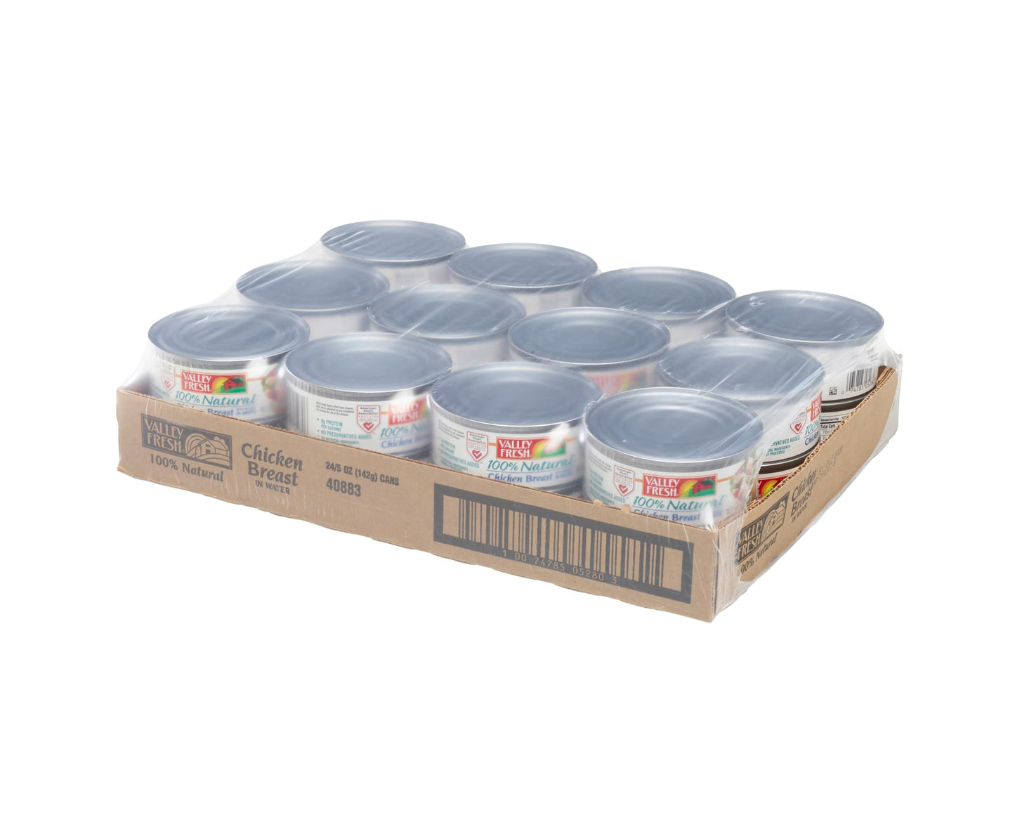 VALLEY FRESH, Chuck Chicken in Water, White & Dark, 10 Ounce (Pack of 12)