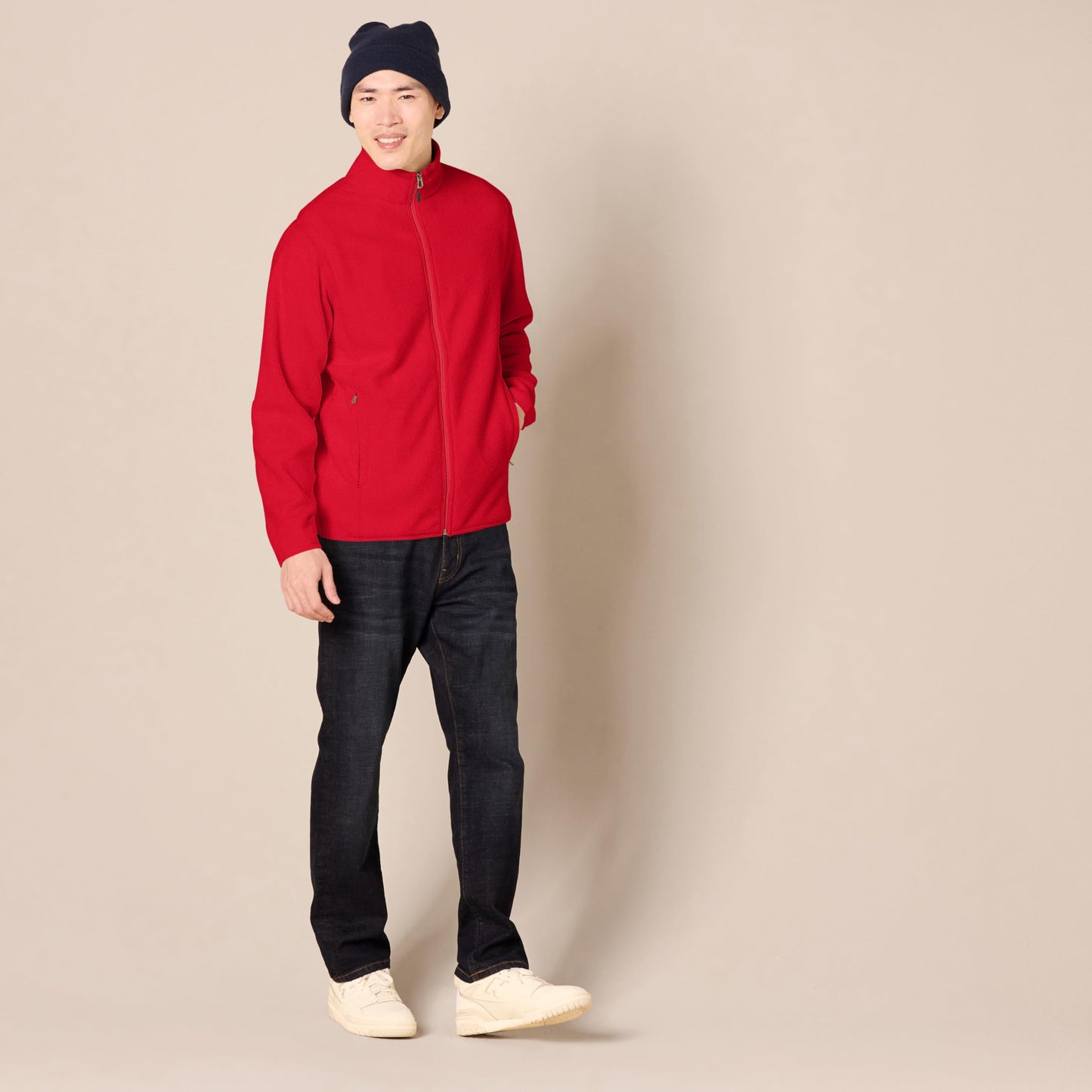 Amazon Essentials Men's Full-Zip Polar Fleece Jacket (Available in Big & Tall)